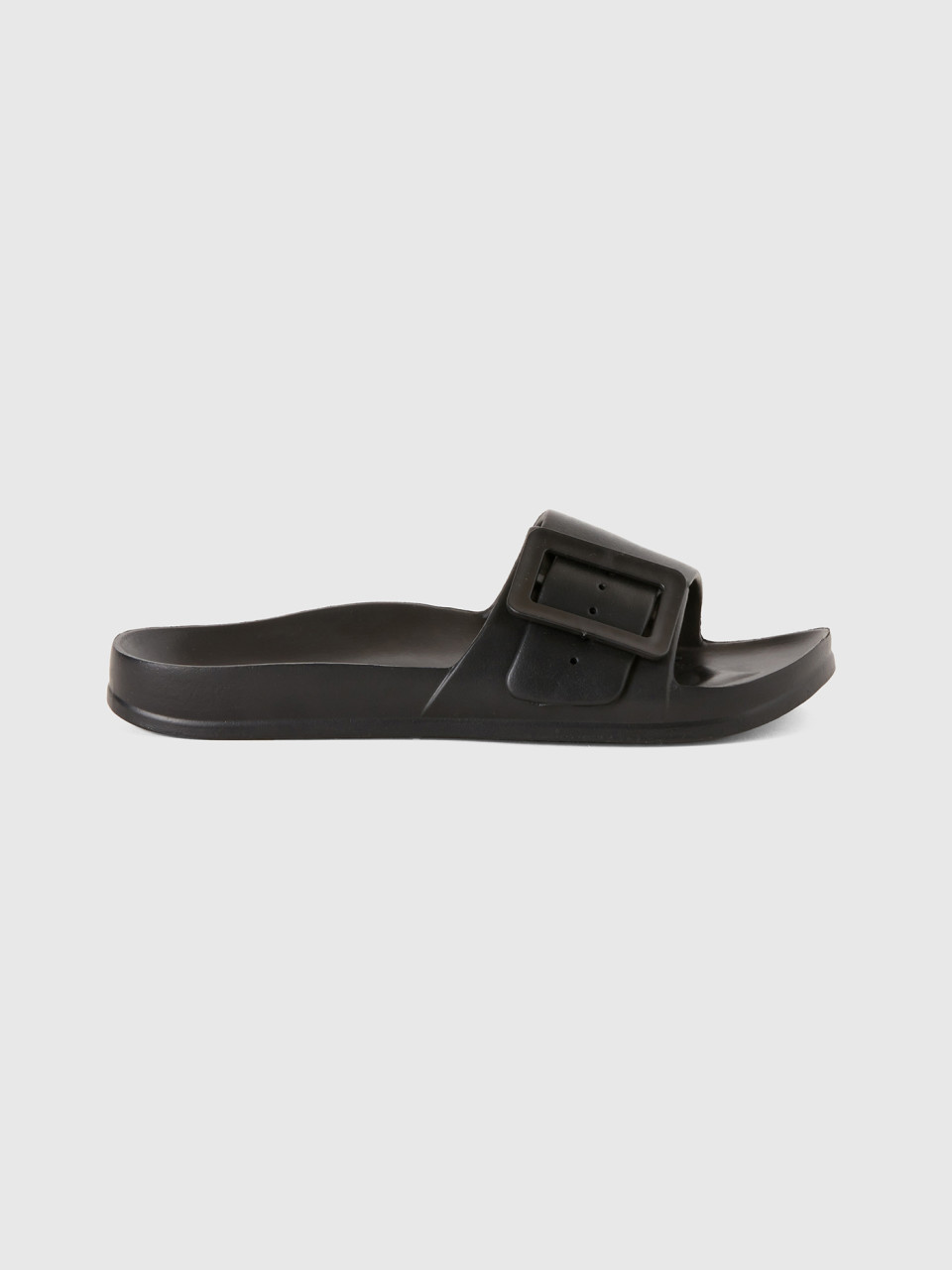 Benetton, Sandals With Band And Buckle,5, Black