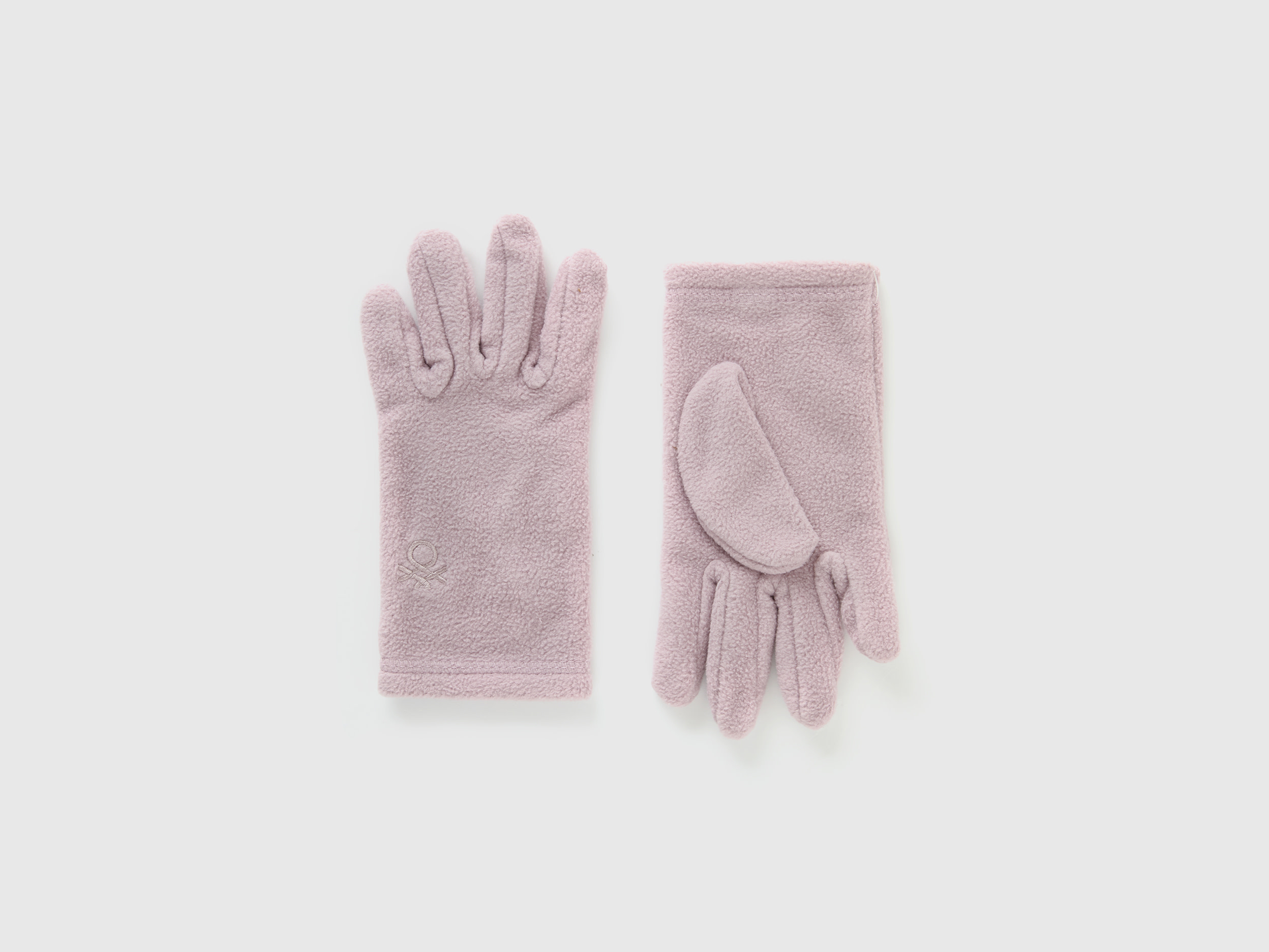 Benetton, Fleece Gloves, size S, Pink, Kids