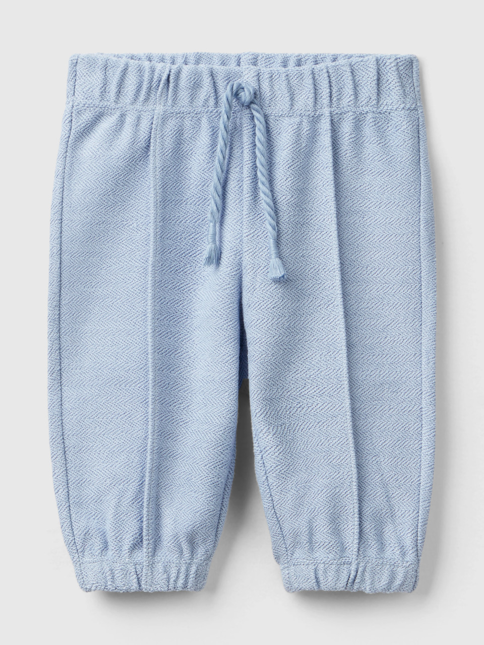 Benetton, Pantalon En Molleton, Bleu Ciel, Enfants