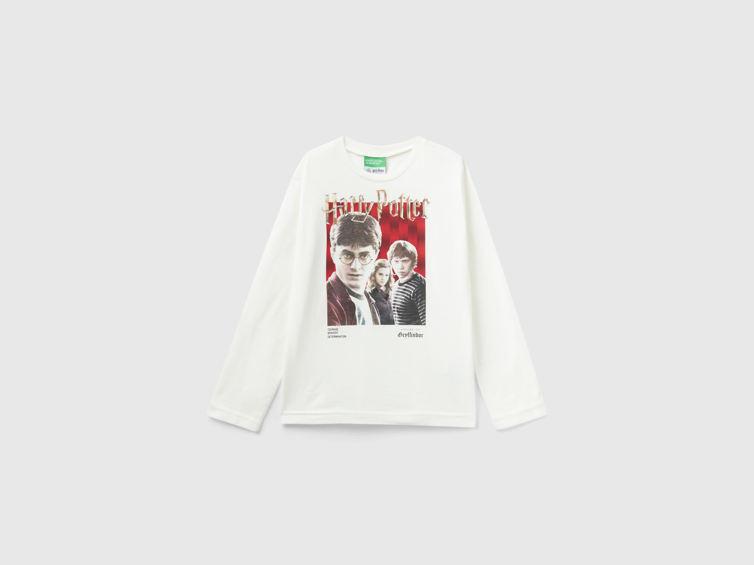 Benetton, Long Sleeve Harry Potter T-shirt, size 2XL, White, Kids