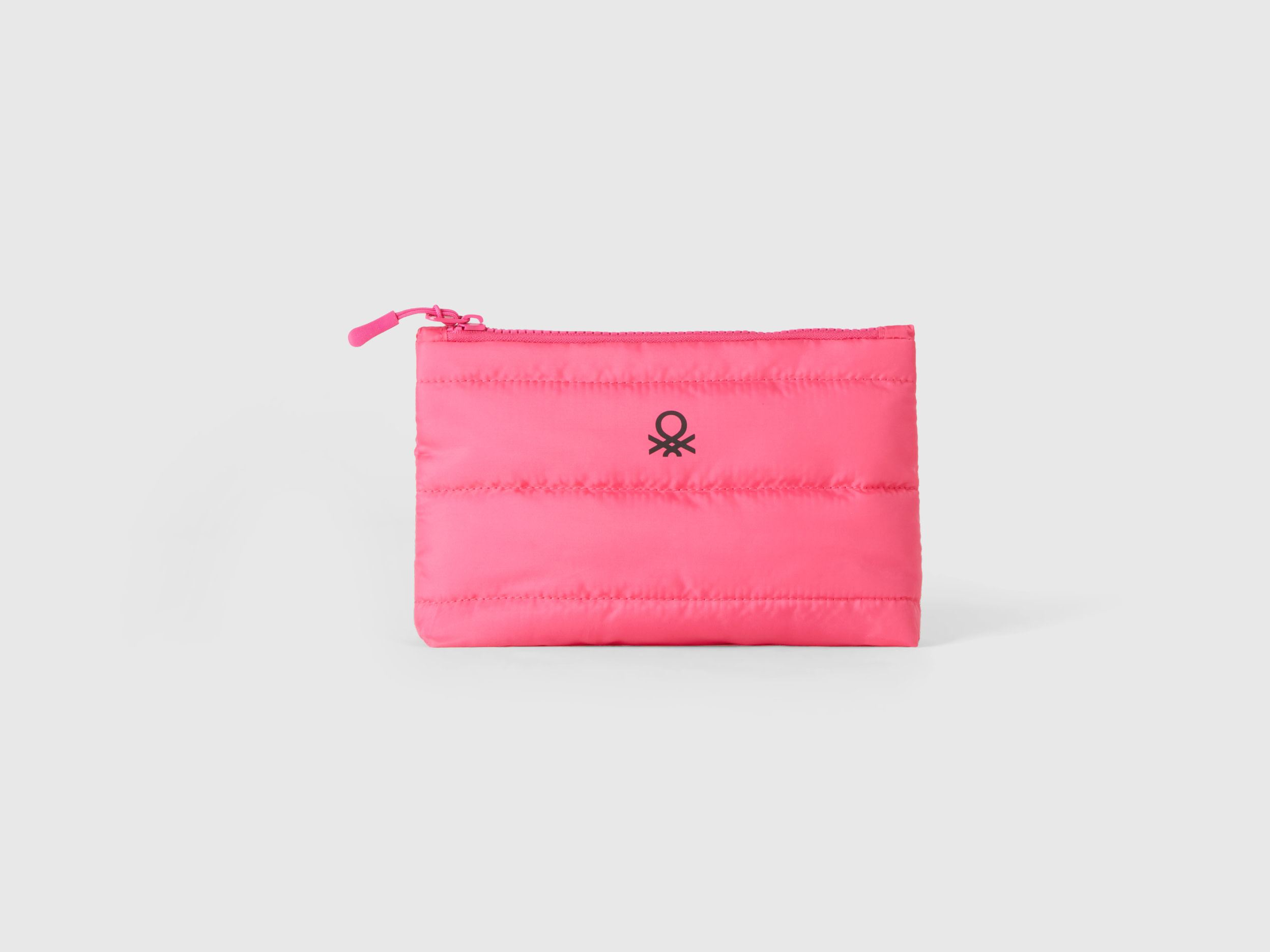 Benetton, Small Pouch With Logo, size OS, Pink, Women