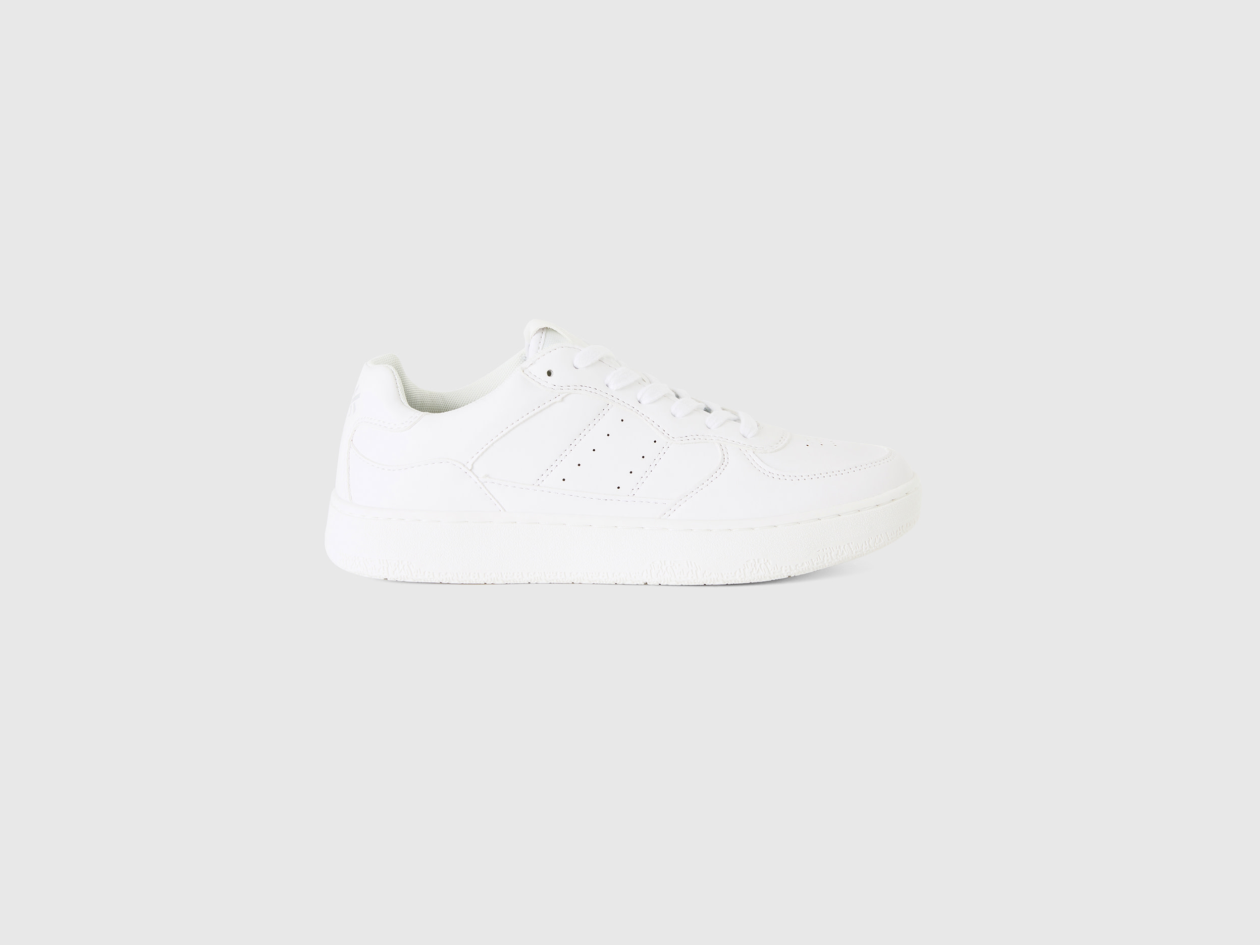 Benetton, Sneakers Basses Blanches, taille 41, Blanc, Homme