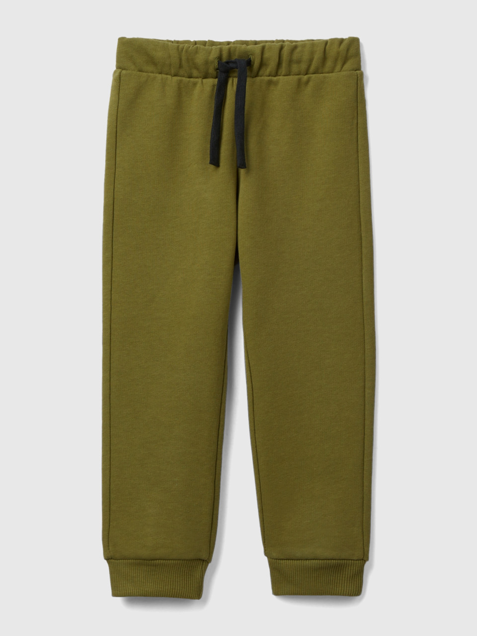 Benetton, Sweatpants With Pocket, Military Green, Kids