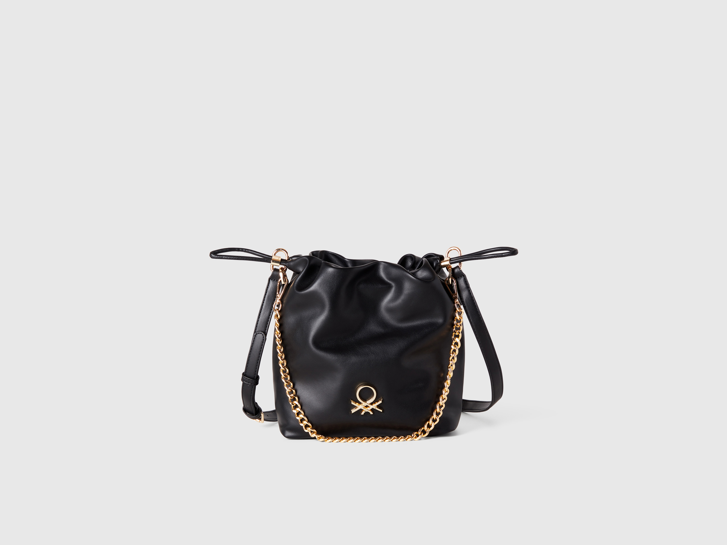 Benetton, Small Bucket Bag, size OS, Black, Women