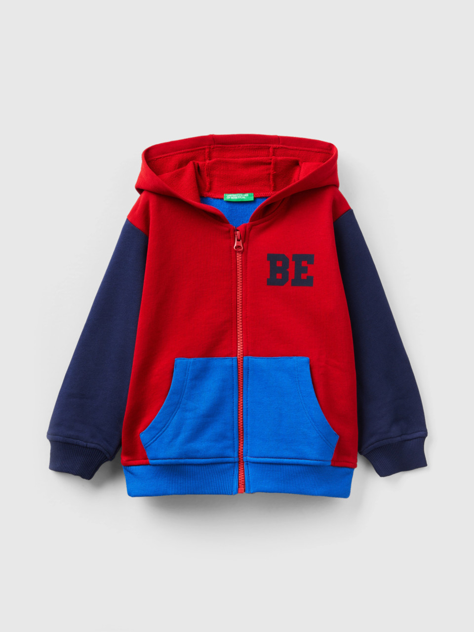 Benetton, Hoodie With Logo, Multi-color, Kids