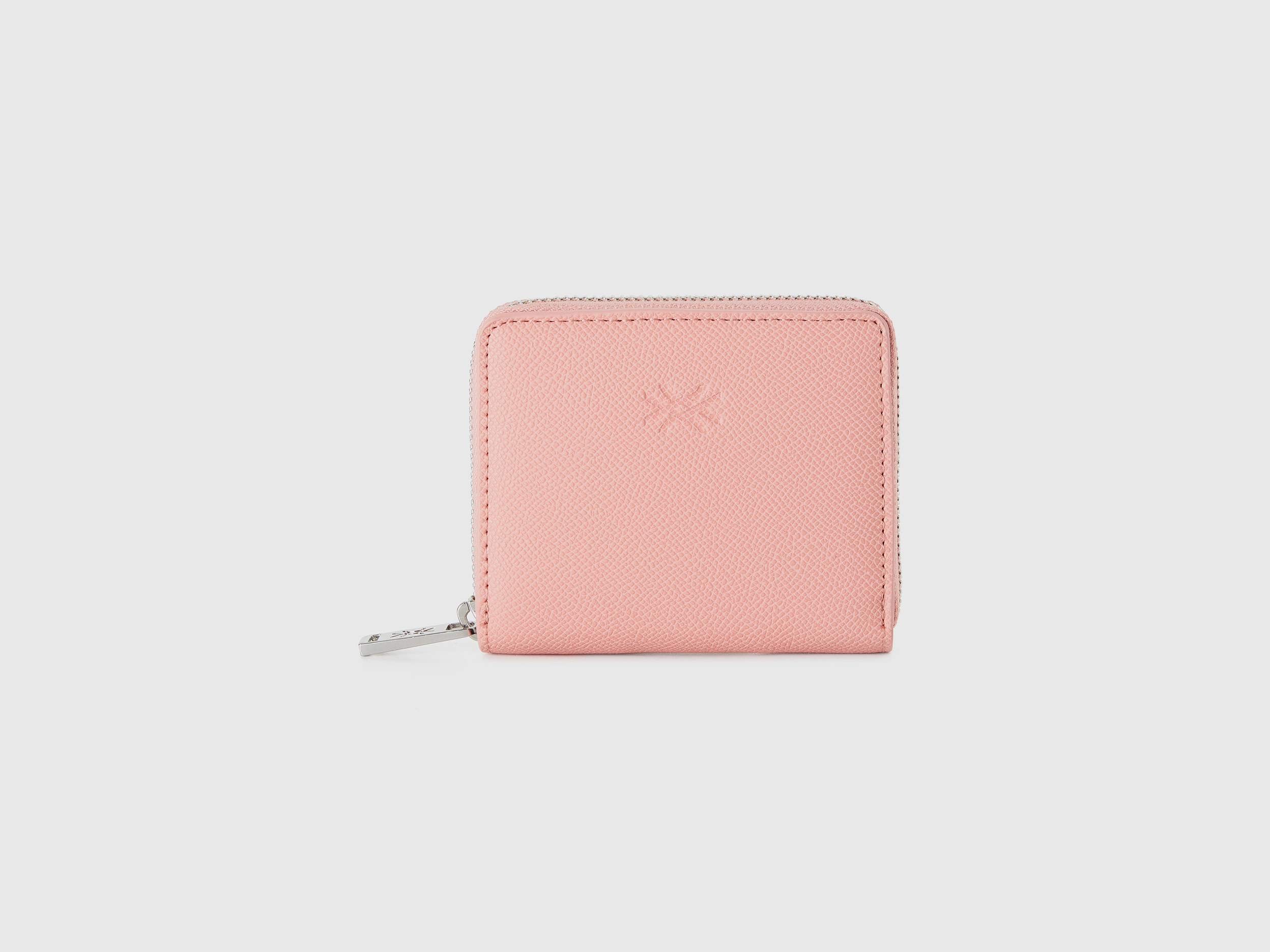 Benetton, Small Zip Wallet, size OS, Pink, Women