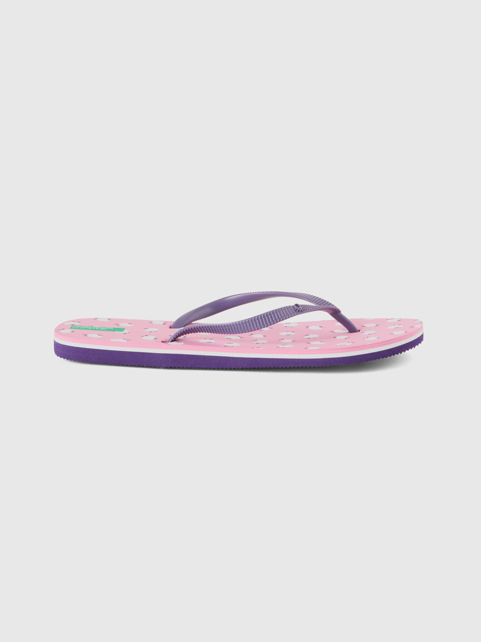 Benetton, Flip Flops Mit Blaubeer-pattern, Pink, female