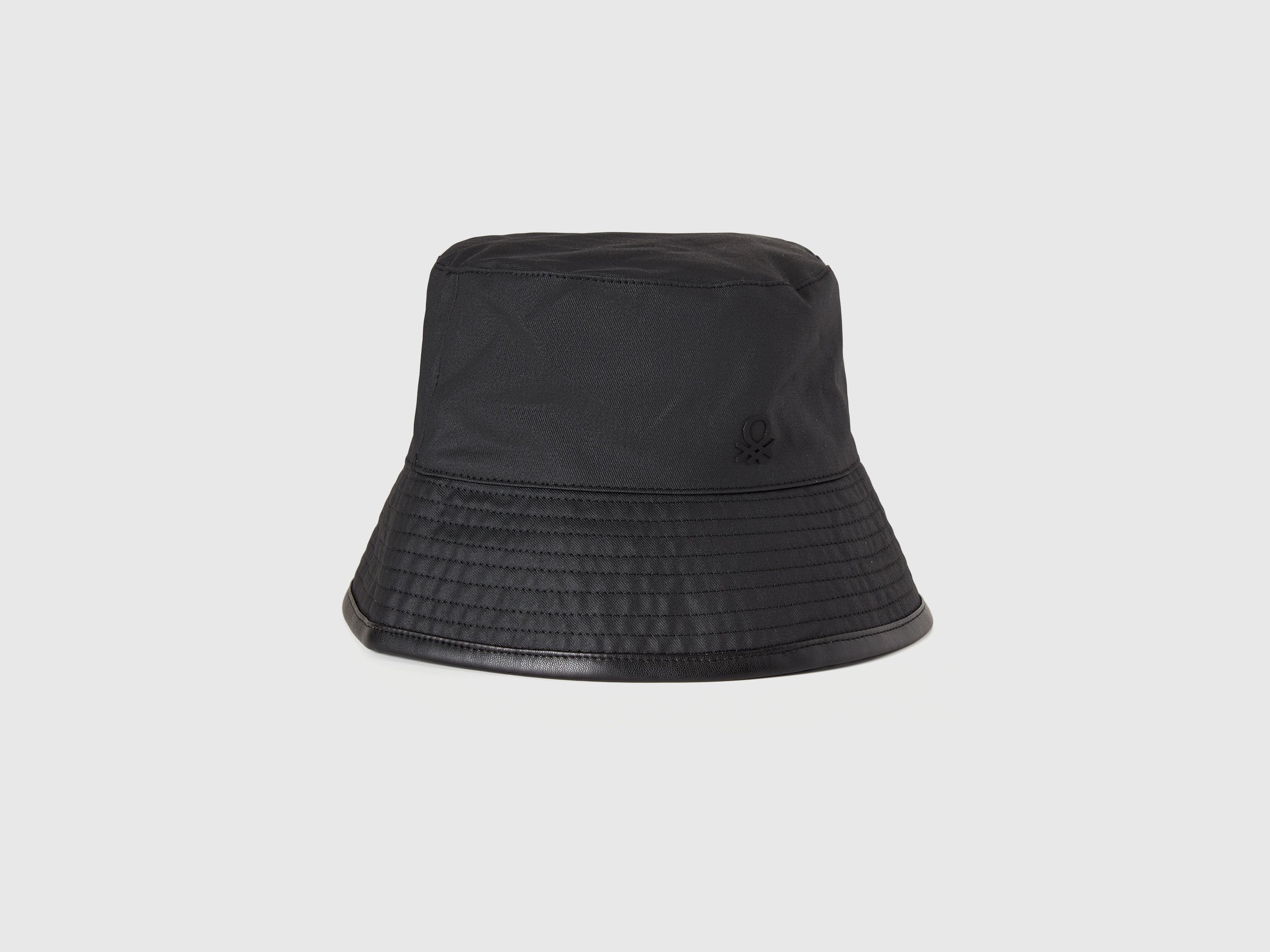Benetton, Reversible Bucket Hat, Size: S, Black, Men