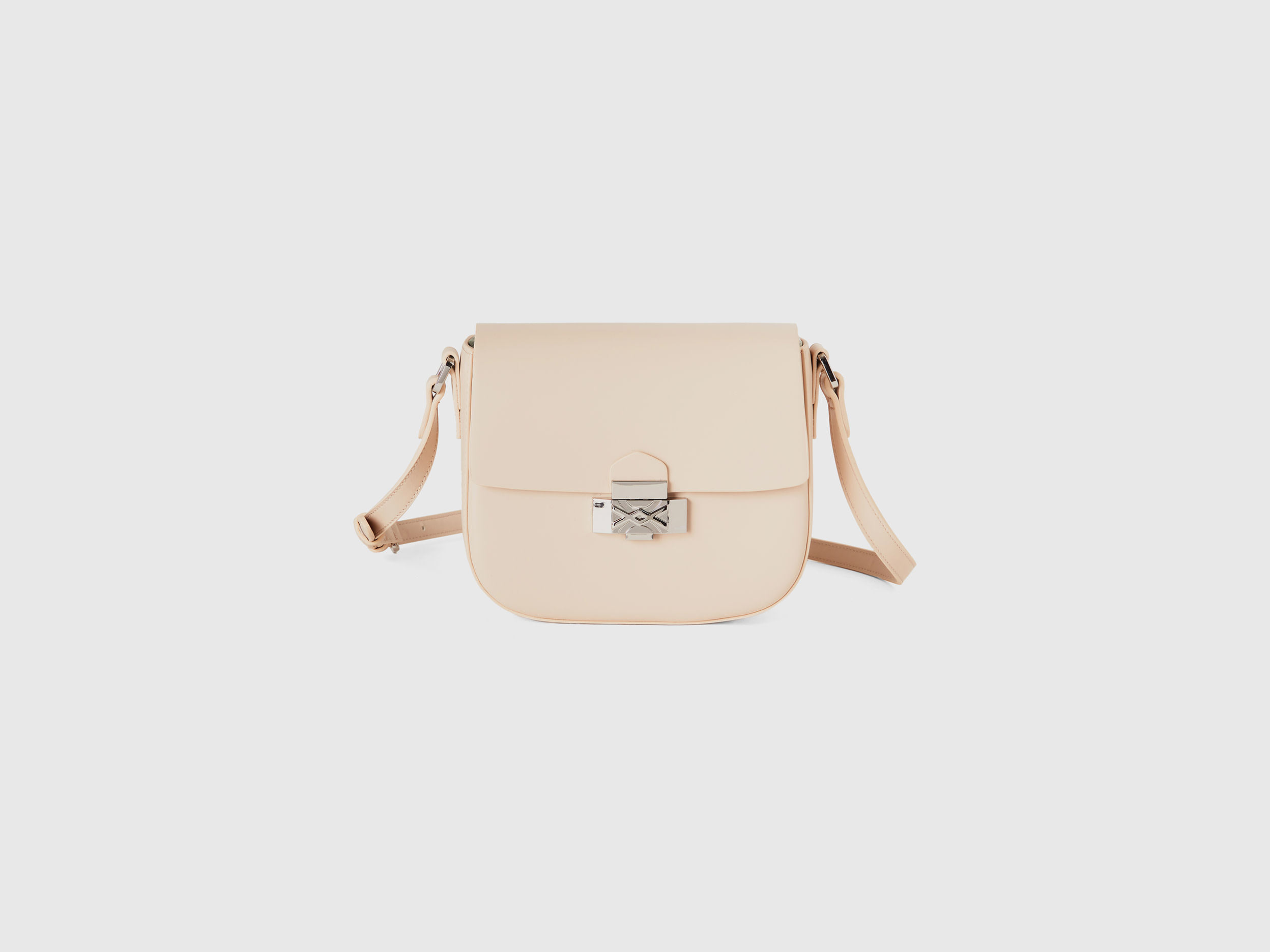 Benetton, Borsa Piccola A Tracolla, Bianco Panna, Donna