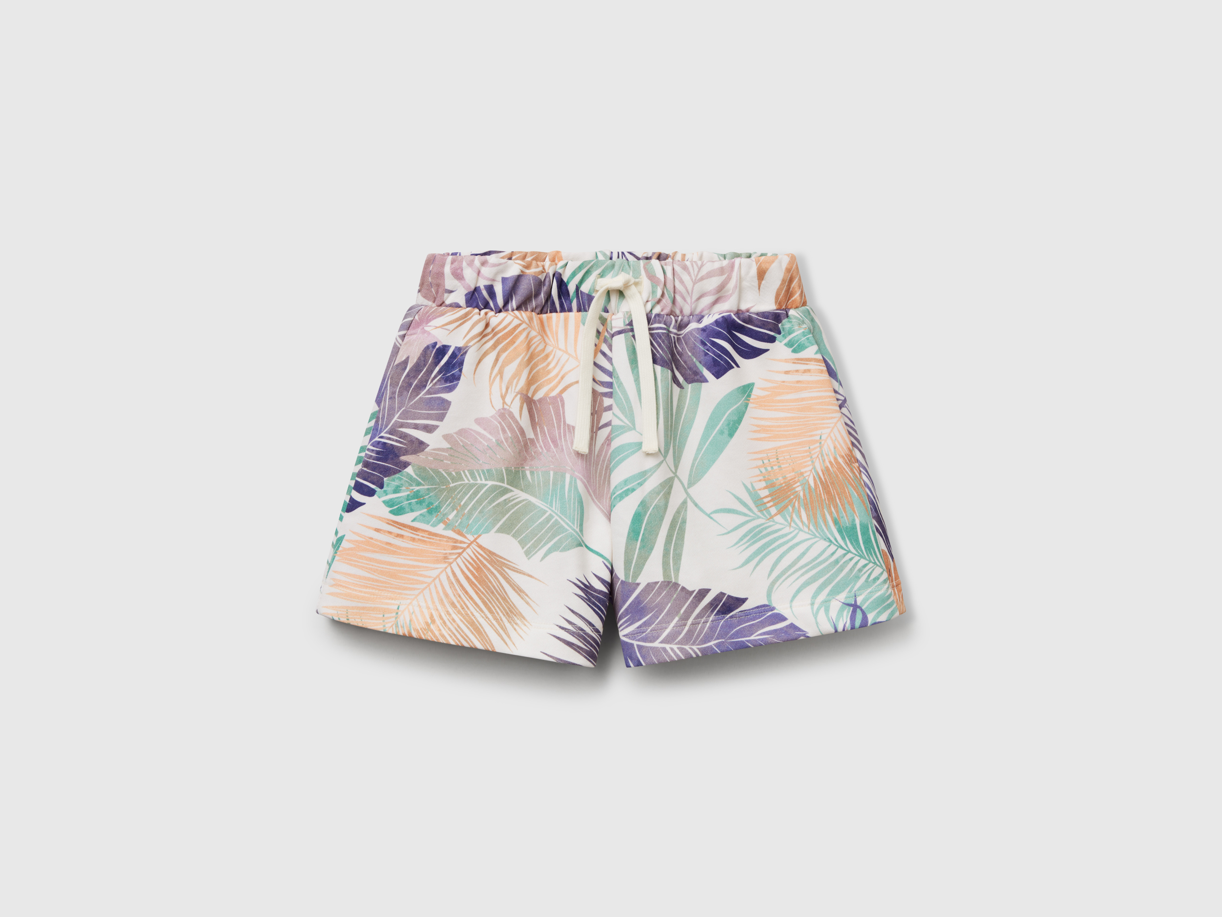 Benetton, Short À Imprimé Tropical, taille 2XL, Multicolore, Enfants - United Colors of Benetton - Modalova