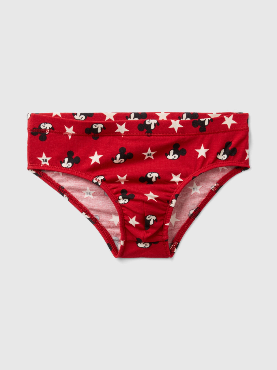 Benetton, Red Mickey Mouse Briefs, Red, Kids