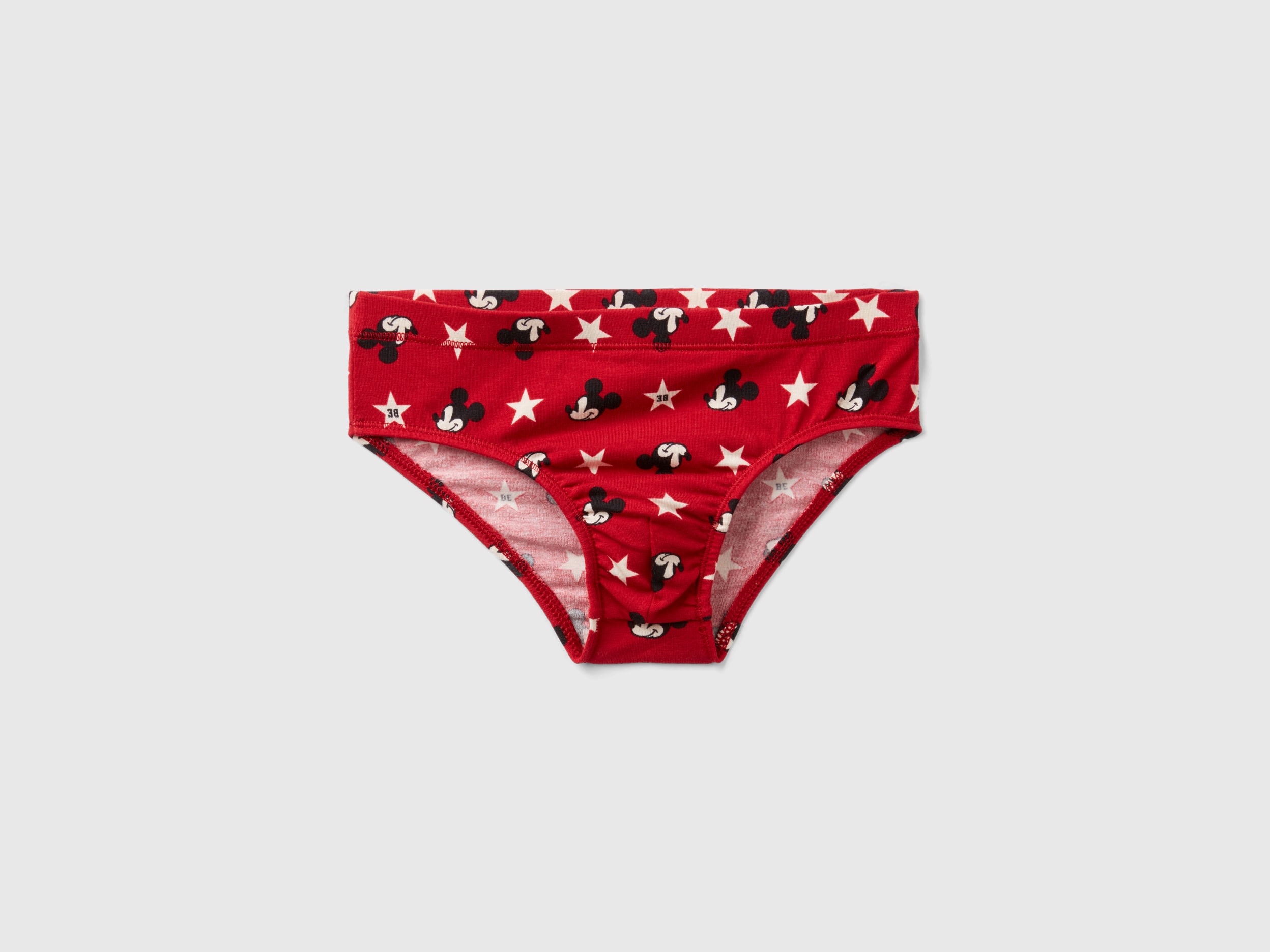 Benetton, Red Mickey Mouse Briefs, size XXS, Red, Kids