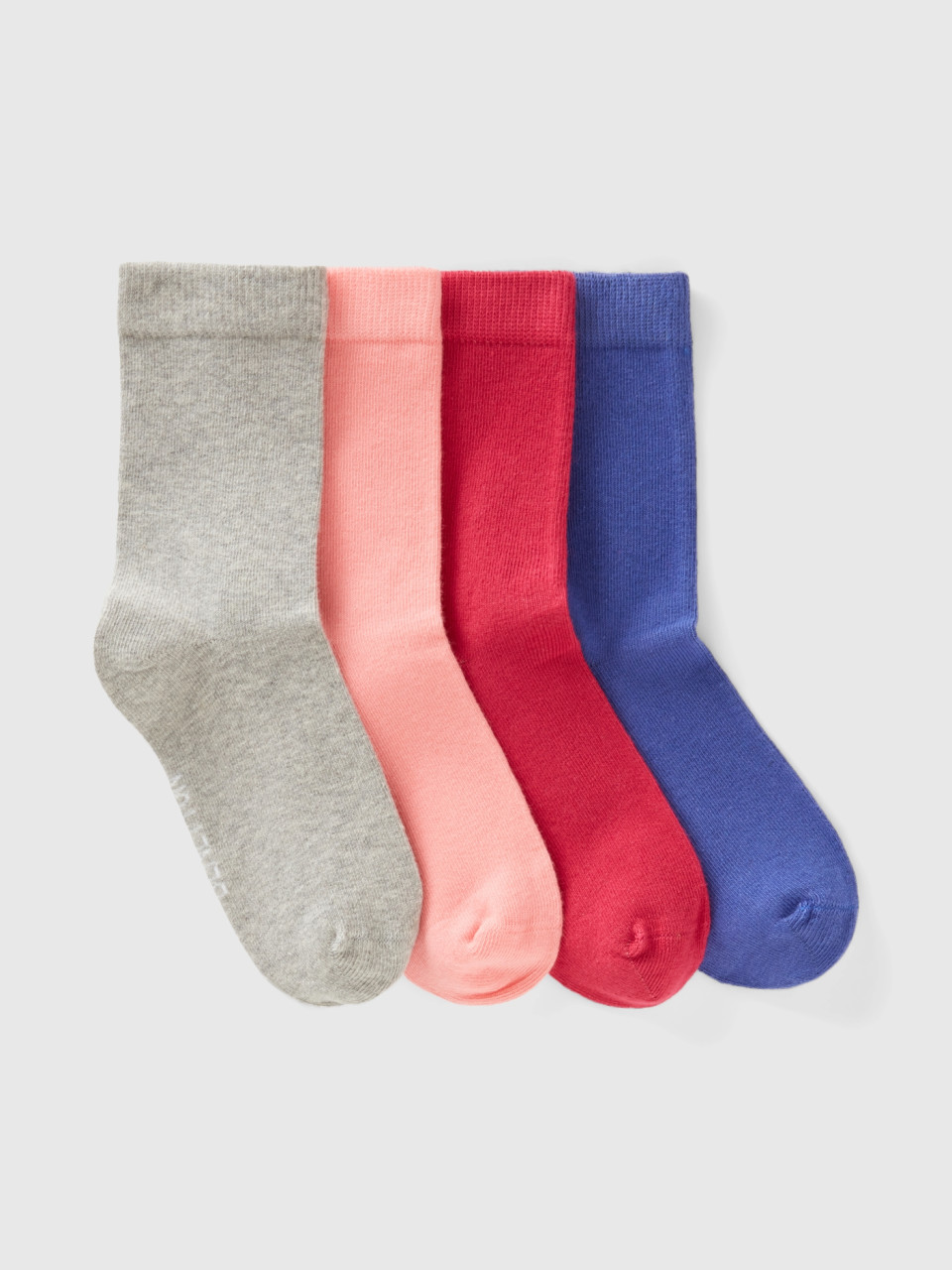 Benetton, Sock Set In Organic Stretch Cotton Blend, Multi-color, Kids