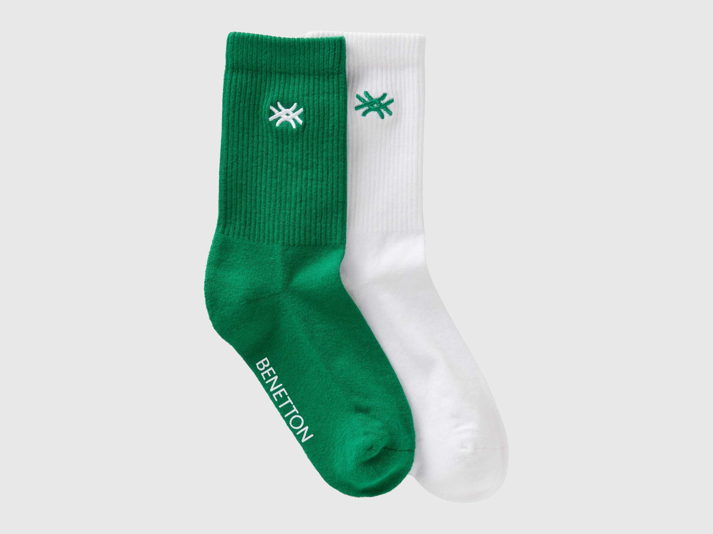 Benetton, Set Of Athletic Socks, size 8-9, Multi-color, Kids
