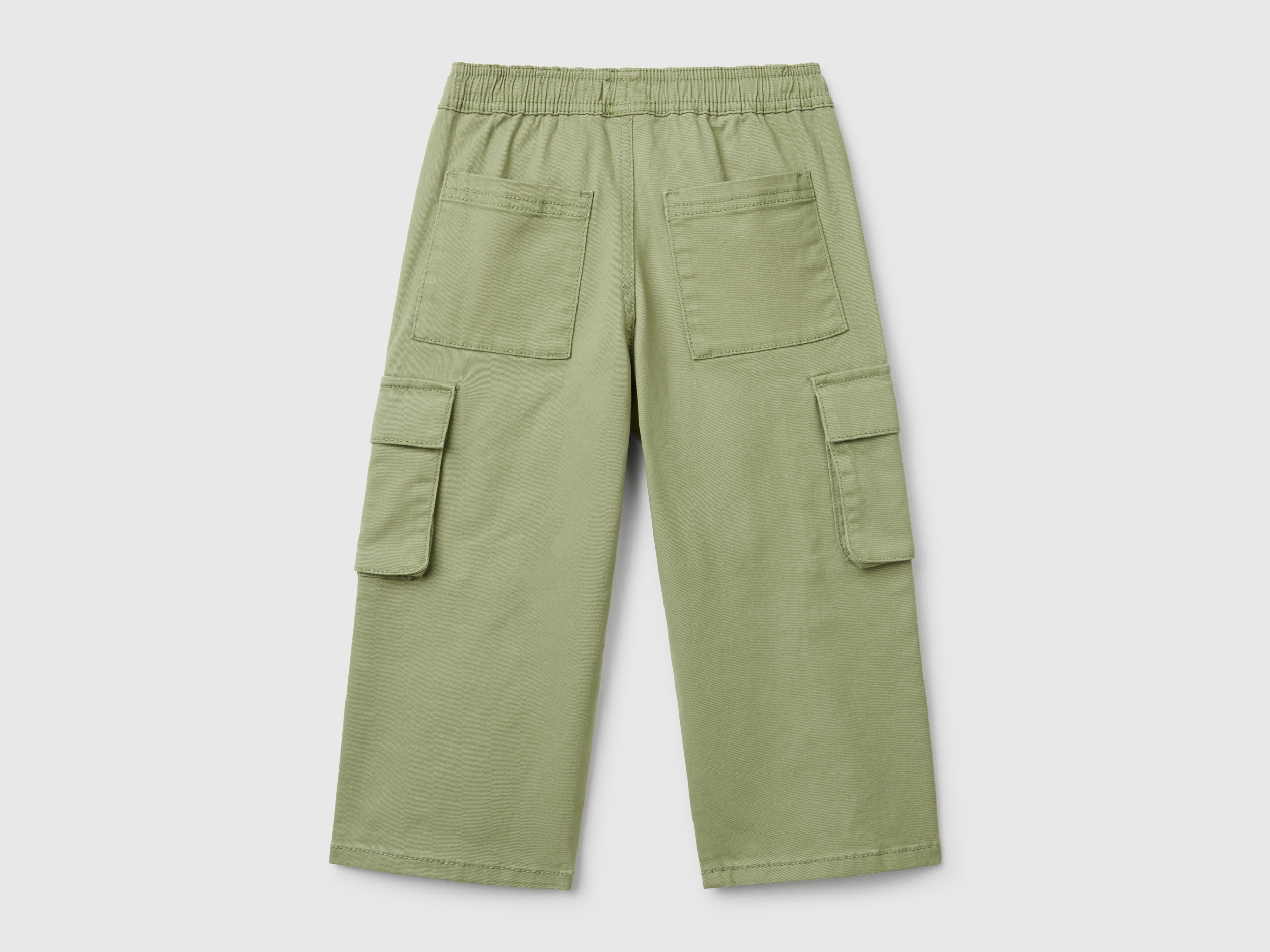 Benetton, Παντελόνι Cargo Από Ελαστικό Βαμβακερό, size 12-18, , Παιδικά φωτογραφία
