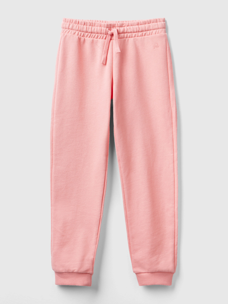 Benetton, Sweatpants With Logo, Pink, Kids
