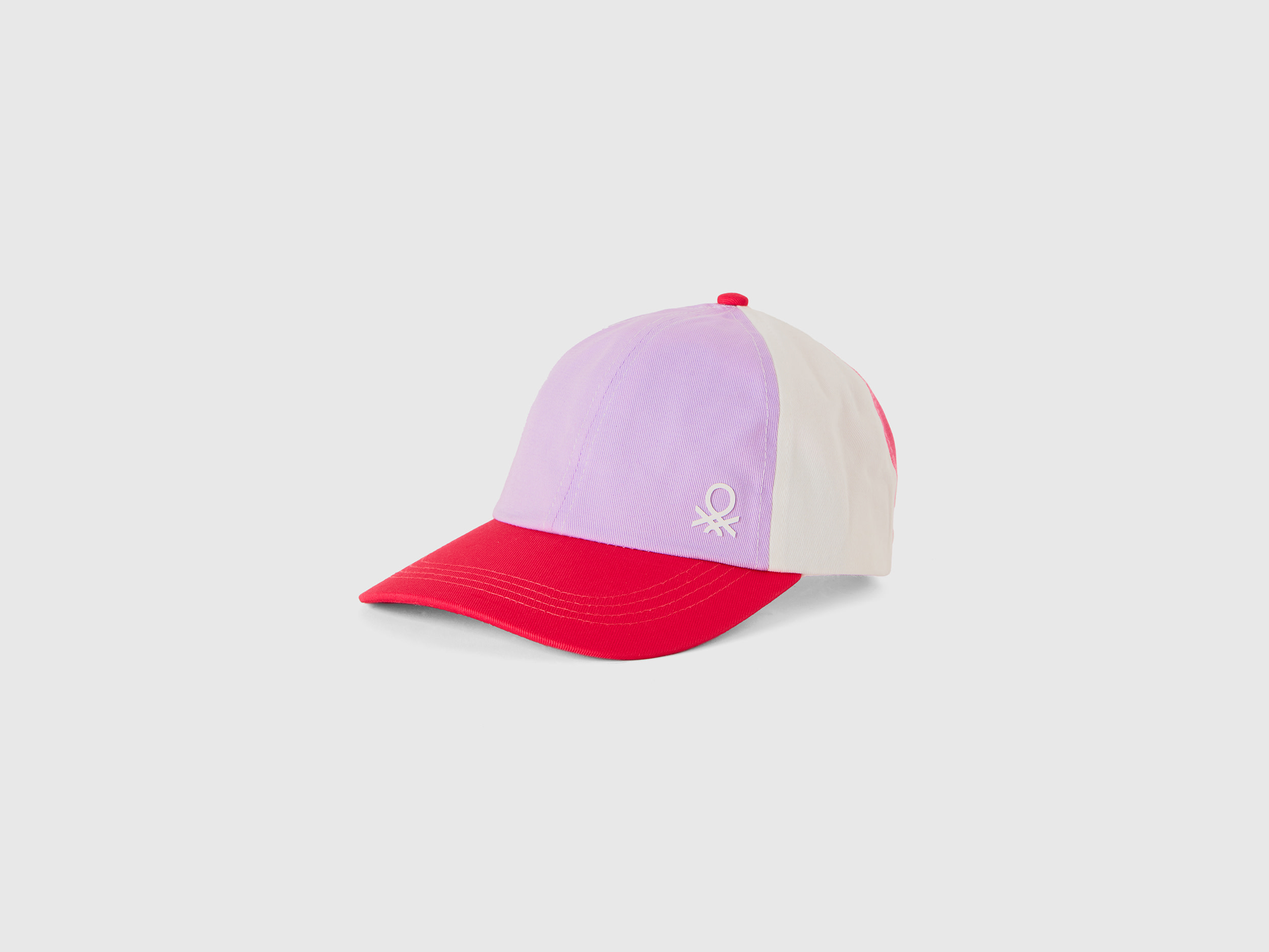 Benetton, Cappello Baseball Multicolor, Multicolore, Bambini