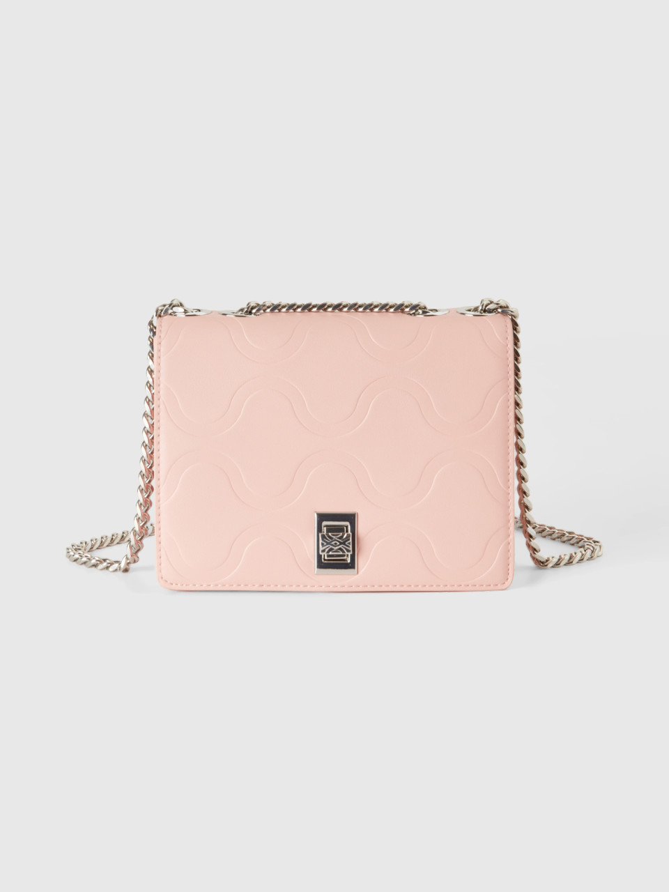 Benetton, Tasche In Rosa Mit Relief-motiv, Pink, female