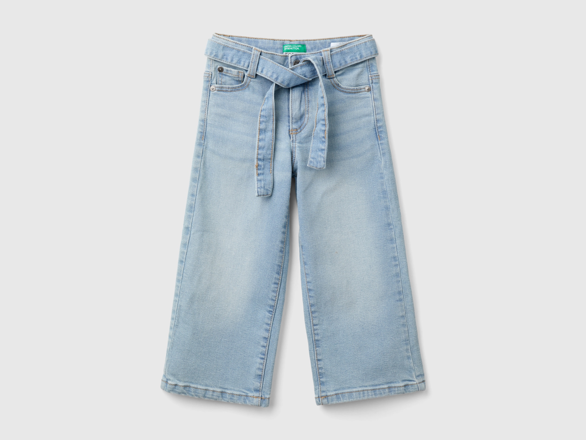 Benetton, Jeans Wide Fit In Denim 
