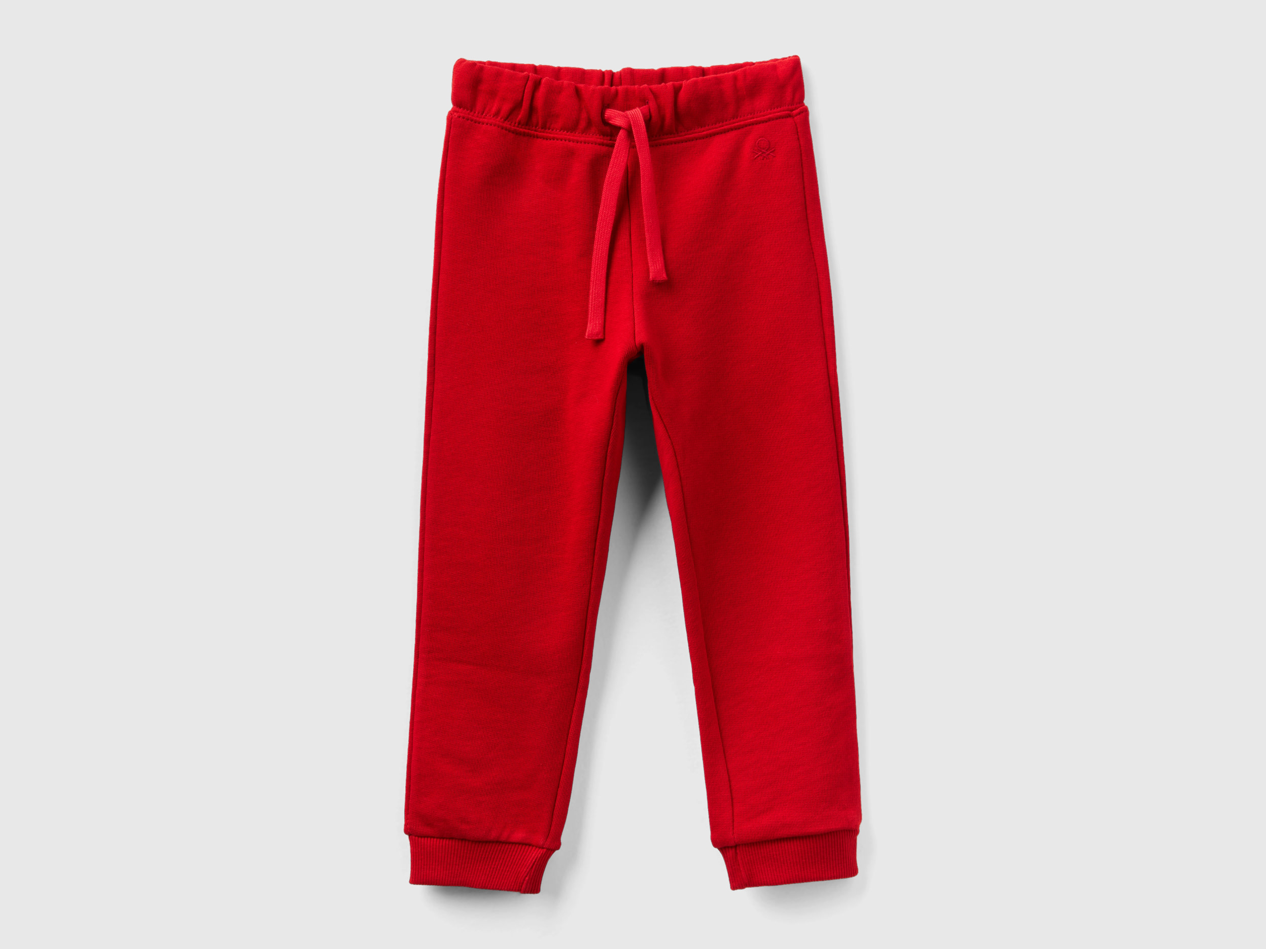 Benetton, Sweatpants In Organic Cotton, size 18-24, Red, Kids