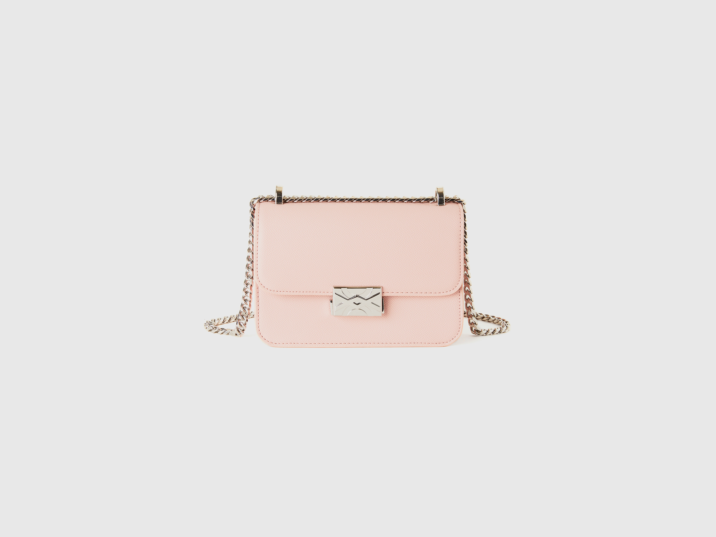 Benetton, Be Bag Piccola Rosa Cipria, Rosa Tenue, Donna