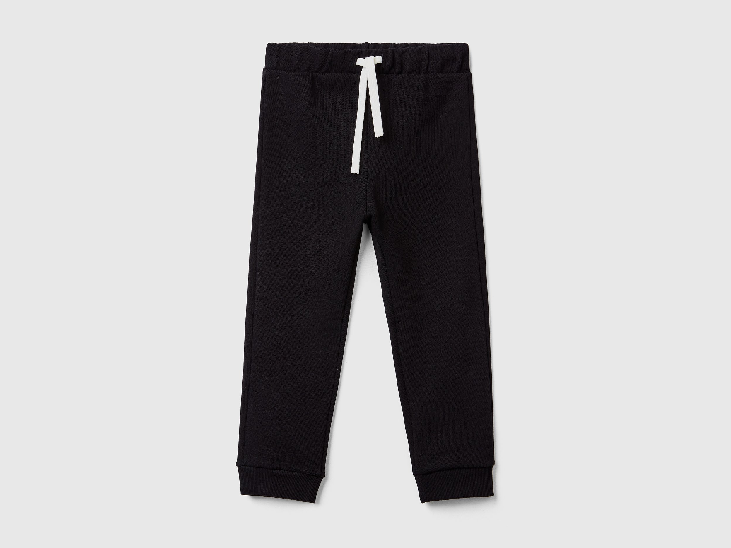 Image of Benetton, Sweatpants With Pocket, size 104, Black, Kids