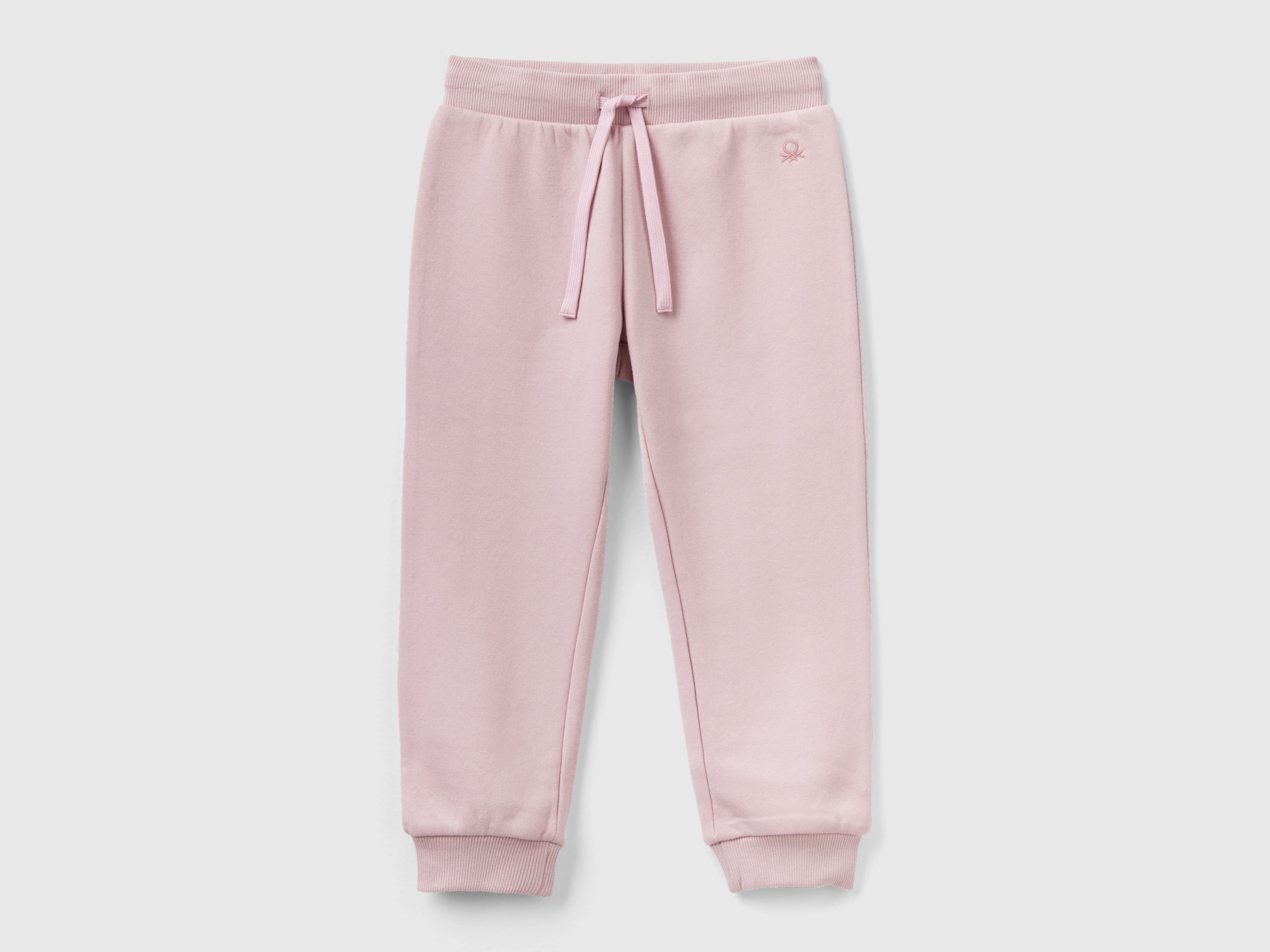 Benetton, Sweat Joggers With Drawstring, size 12-18, Pink, Kids