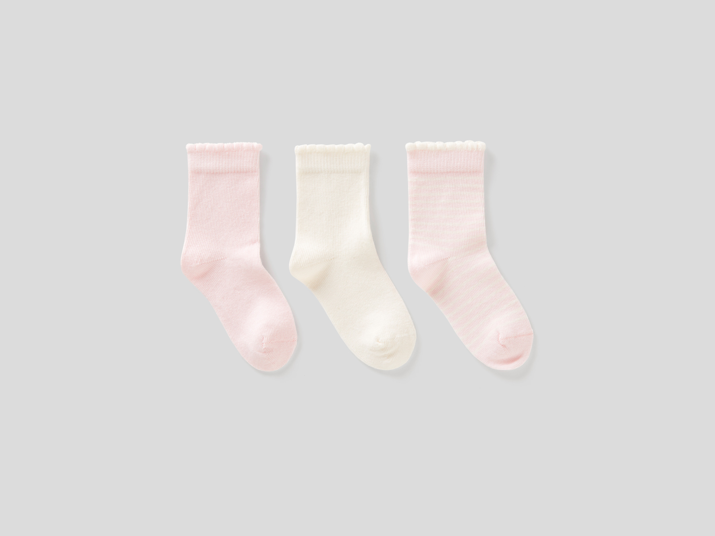 Benetton, Set Calzini Nei Toni Del Rosa, Rosa, Bambini Benetton, Set Calzini Nei Toni Del Rosa, Rosa, Bambini