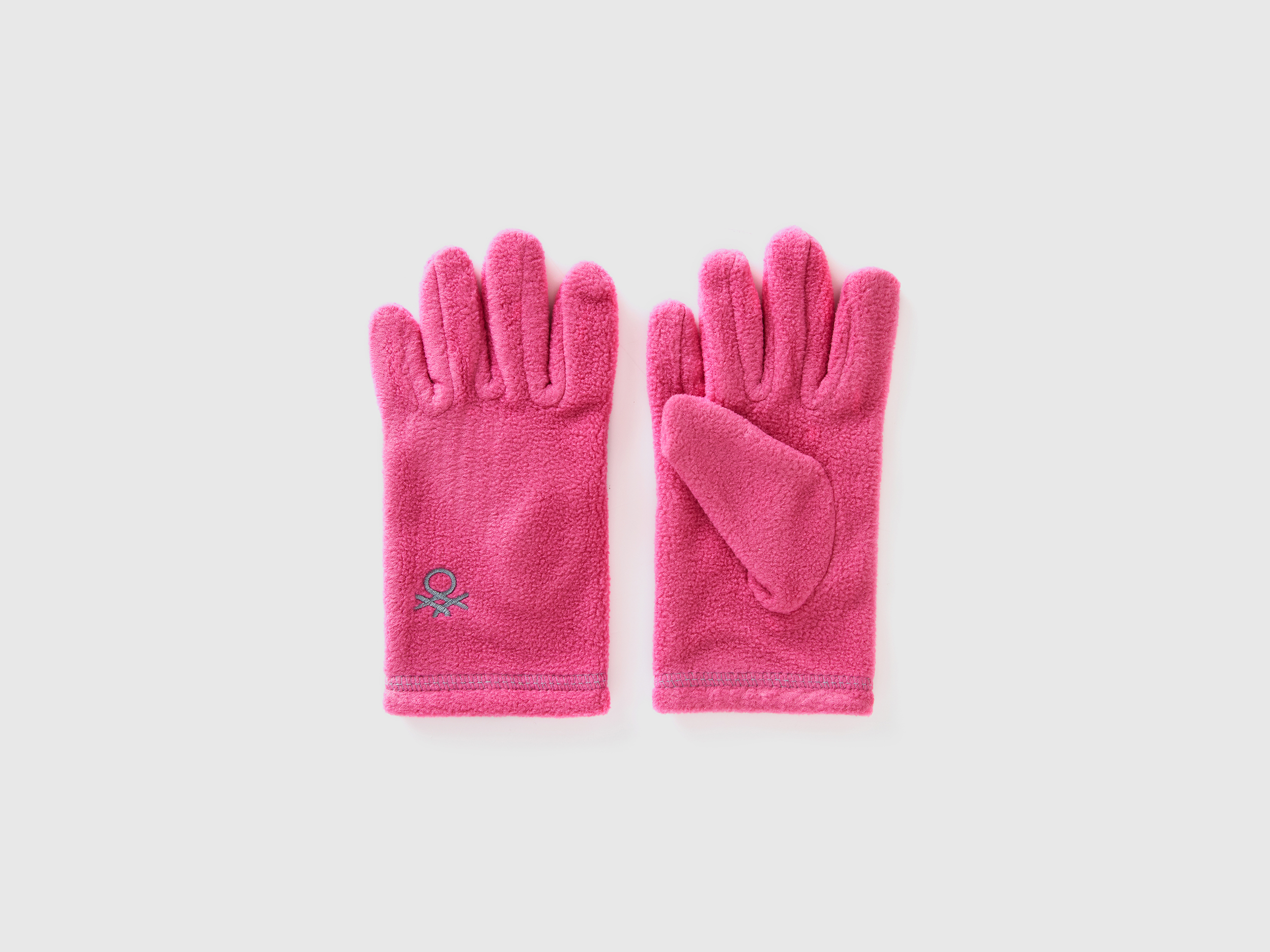 Benetton, Fleece-handschuhe, size S, Pink, female