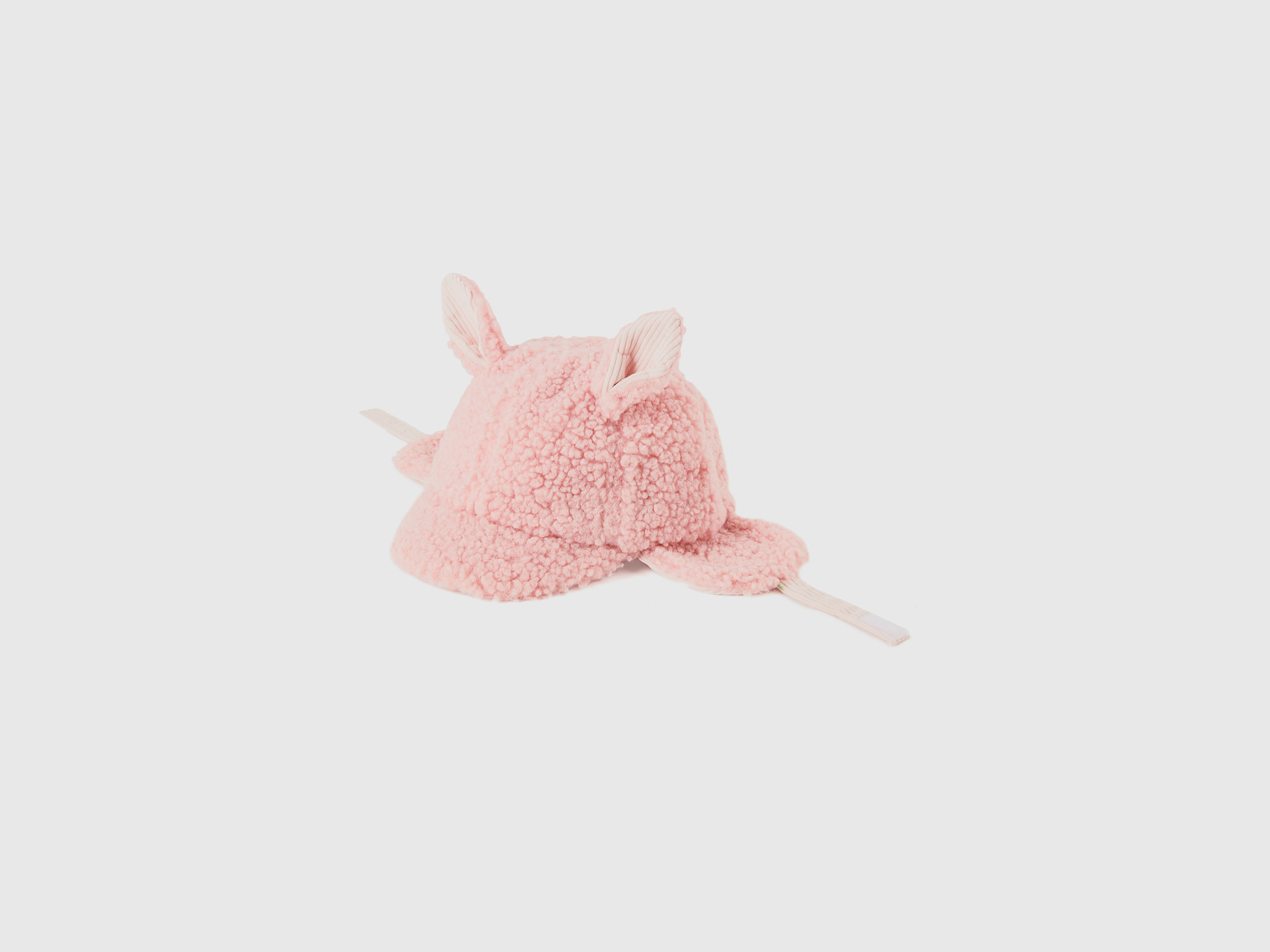 Benetton, Hat With Earflaps, size 3-4, Pink, Kids