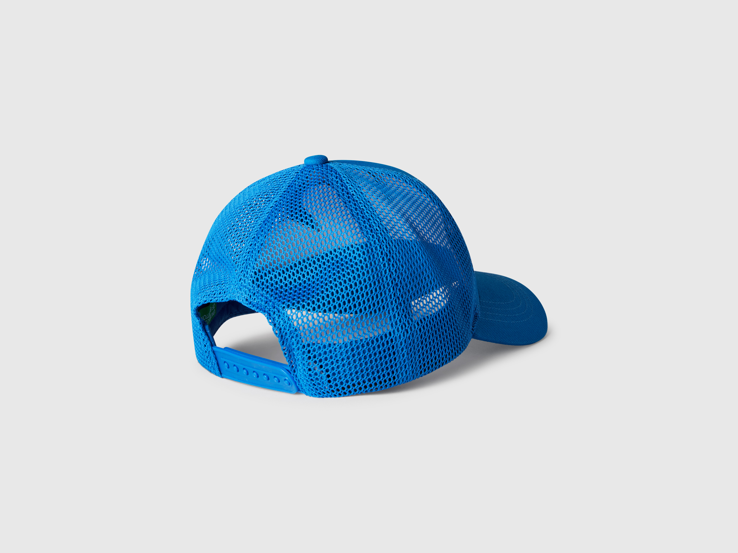 Benetton, Καπέλο Μπέιζμπολ Από Βαμβακερό Και Mesh, size S, Τιρκουαζ, Παιδικά φωτογραφία