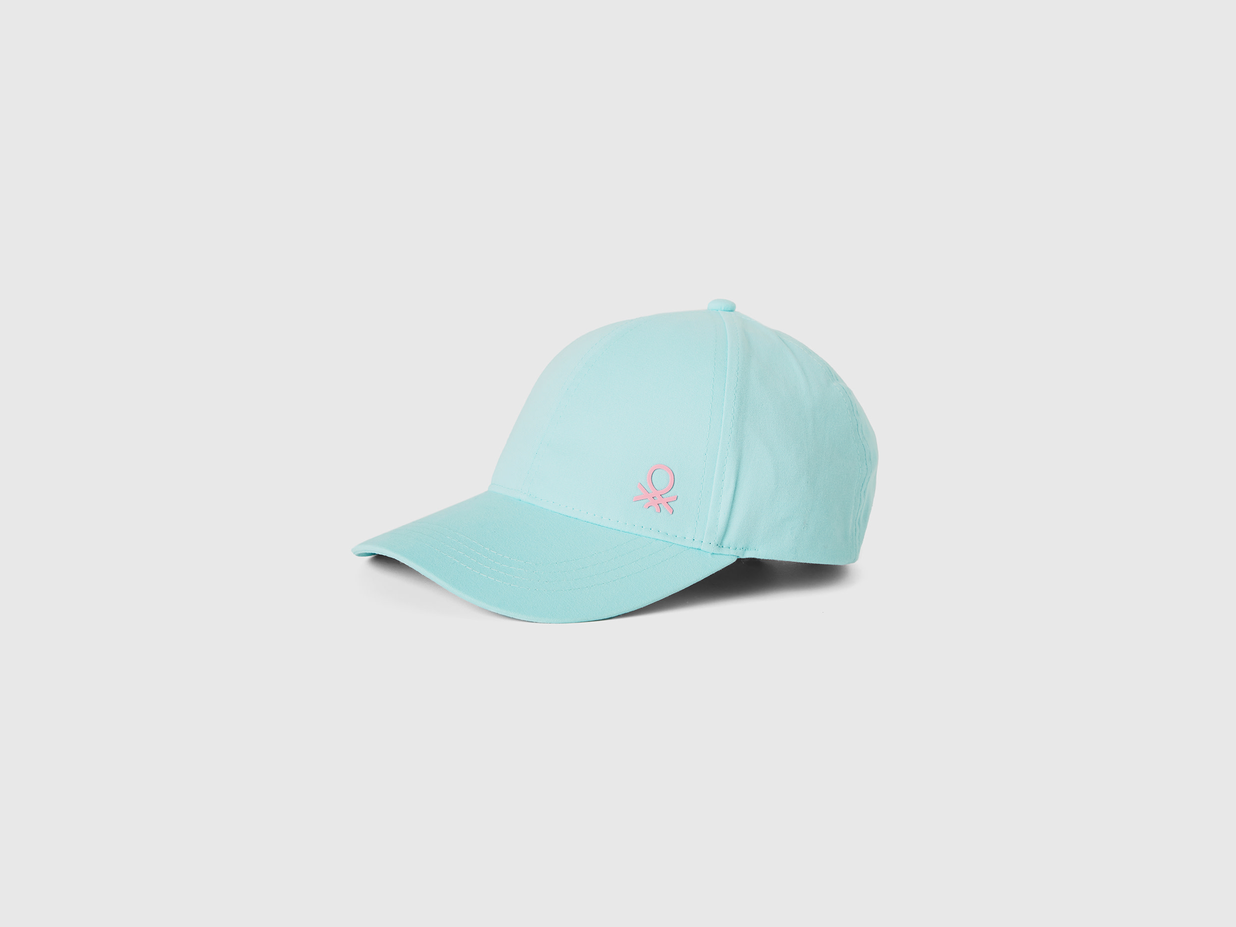 Benetton, Cappellino Con Visiera, Verde Acqua, Bambini