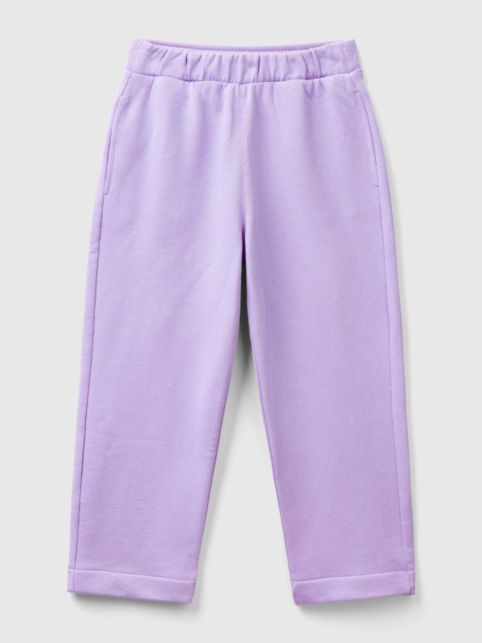 Benetton, High-waisted Sweatpants, Lilac, Kids