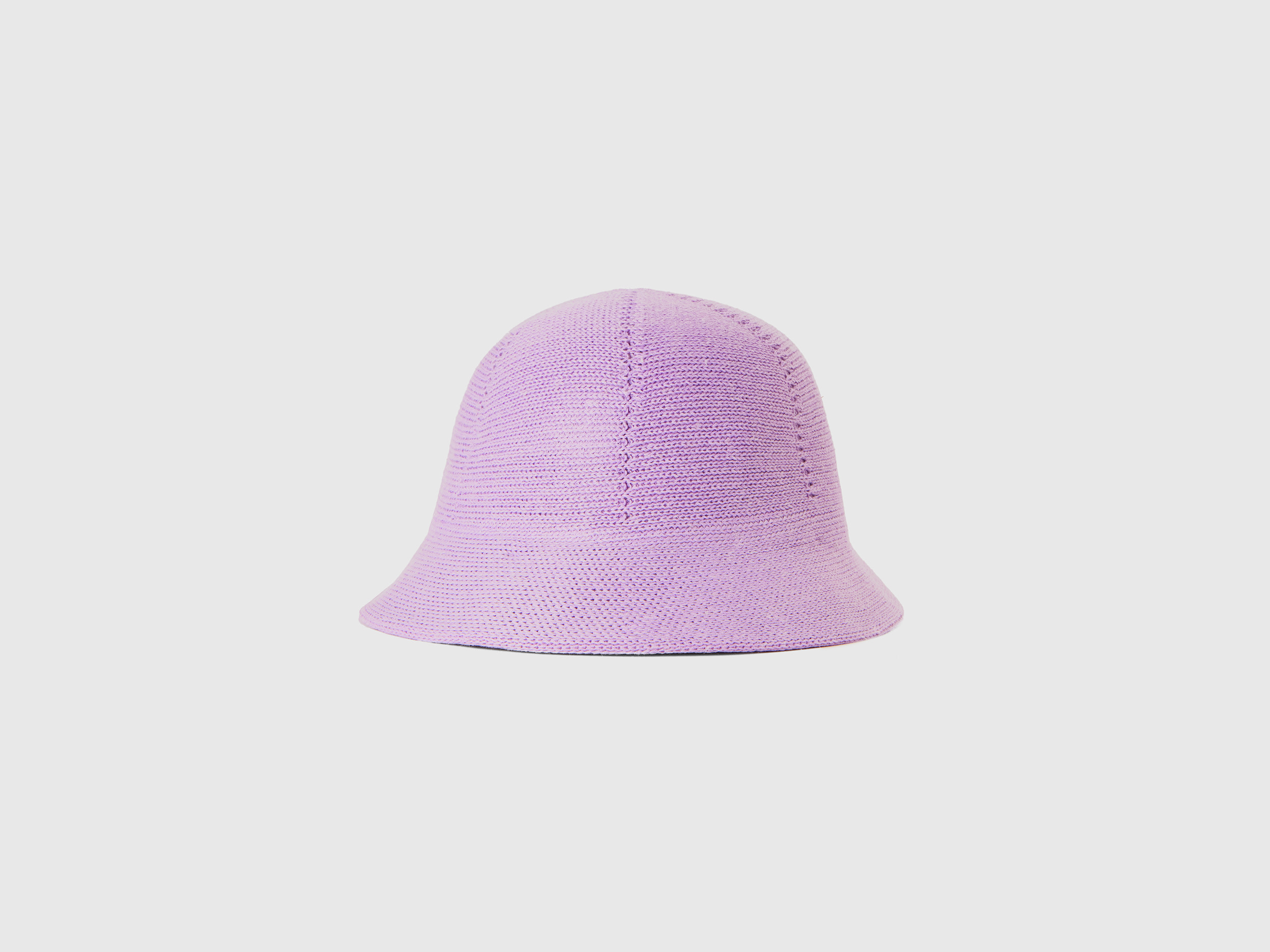 Benetton, Cappello A Campana In Misto Lino, Lilla, Bambini