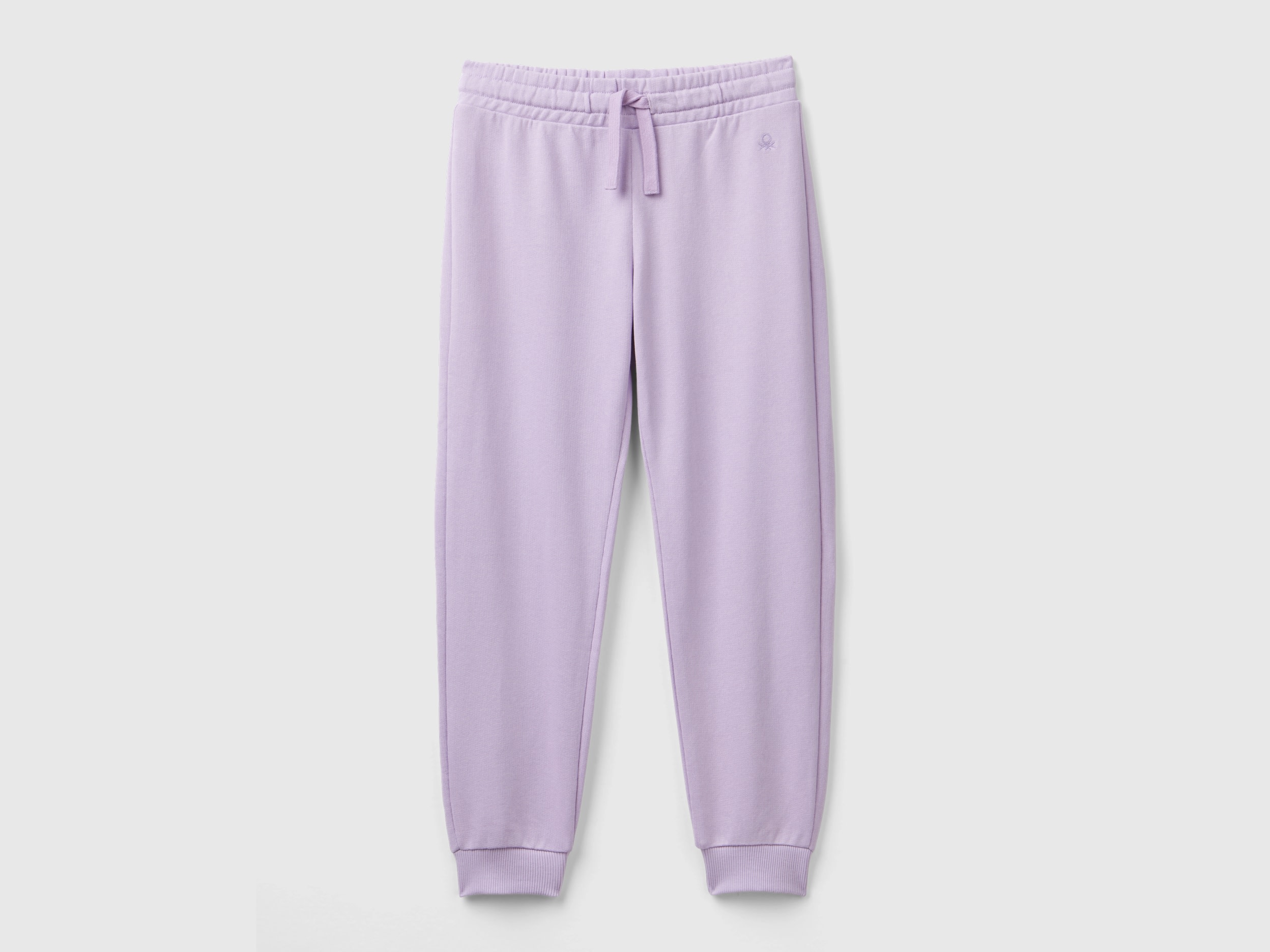 Benetton, Pantaloni In Felpa Con Logo, Lilla, Bambini