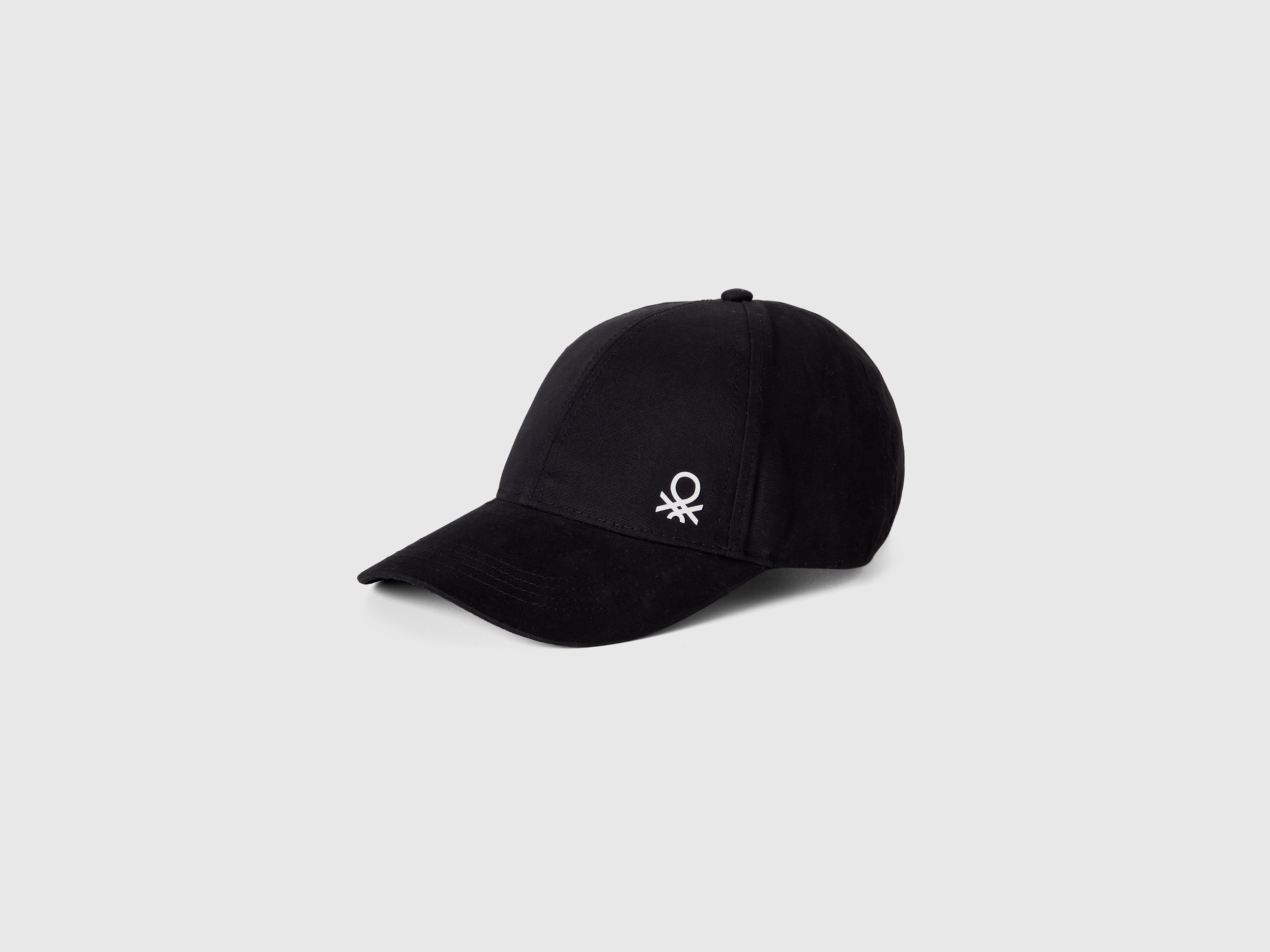 Benetton, Cappellino Con Visiera, Nero, Bambini