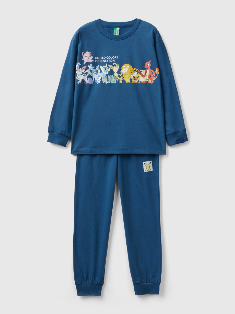 Benetton, Long Pokémon Pyjamas, Blue, Kids