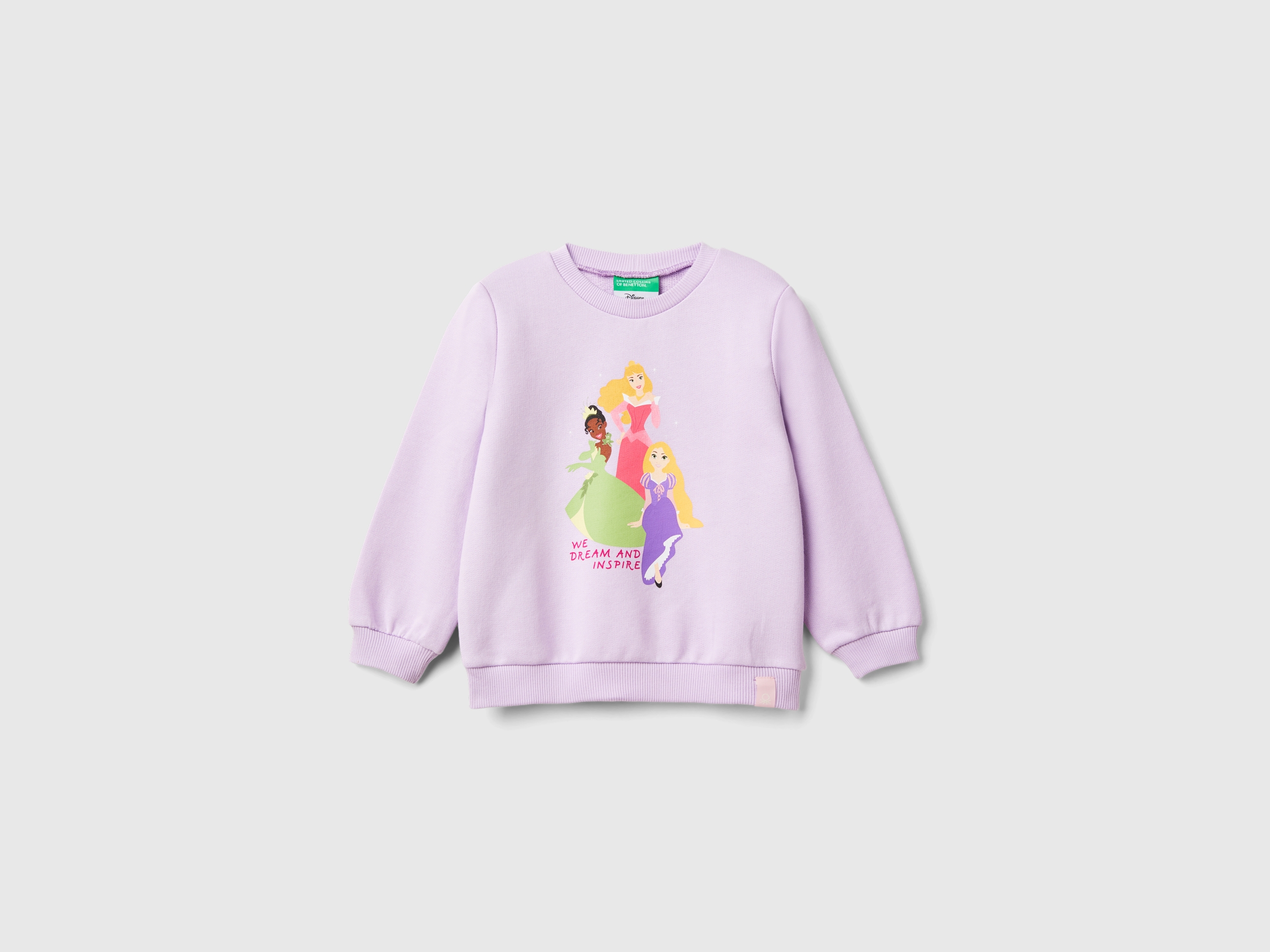 Benetton, Lila Sweater Mit Prinzessinnen ©disney, size 110, Flieder, female