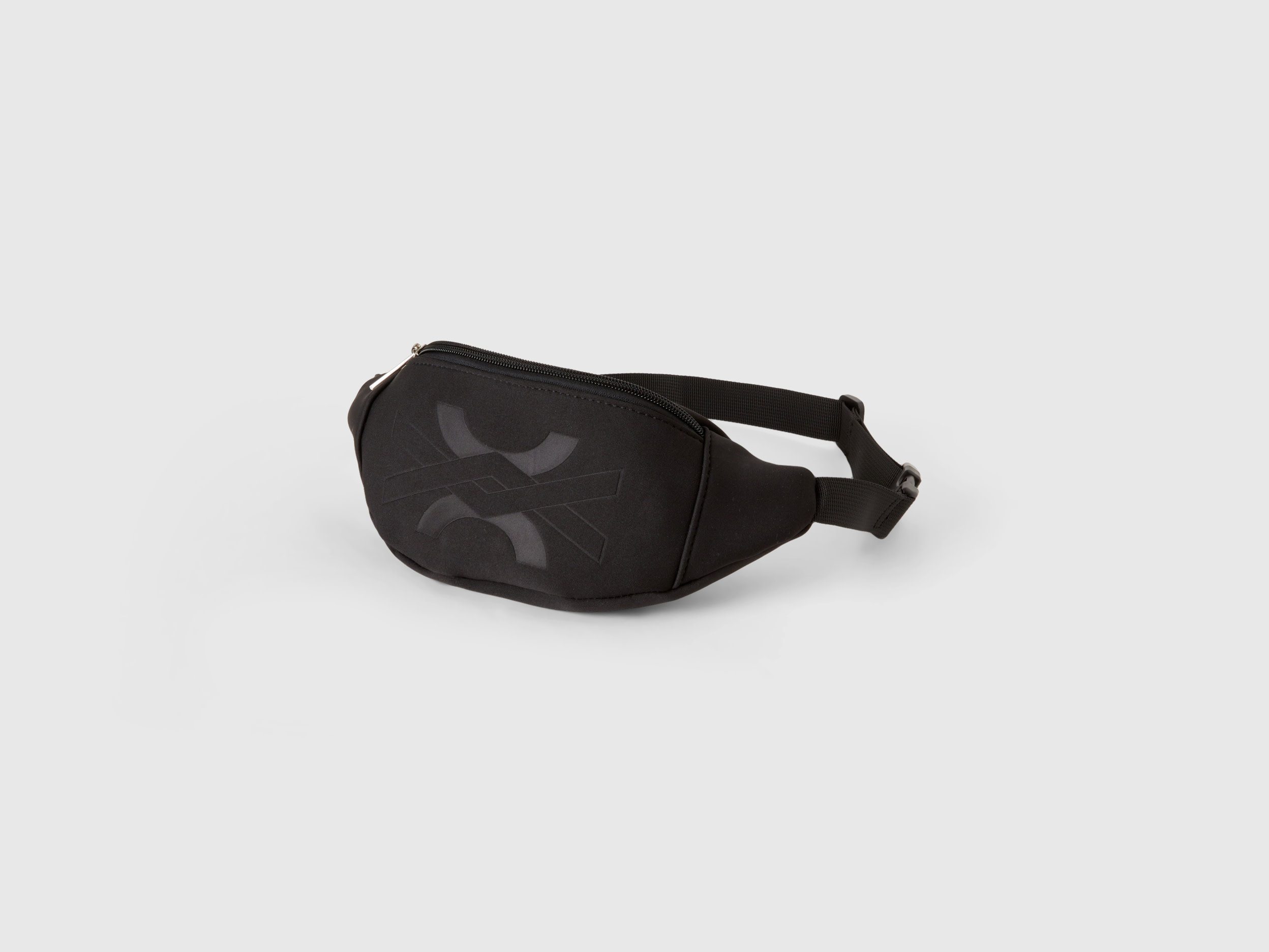 Benetton, Bum Bag With Logo, size OS, Black, Kids