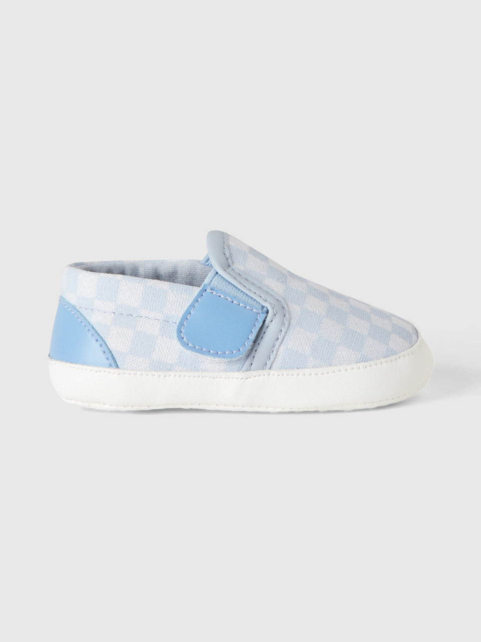 Benetton, First Steps Slip-on Shoes,5C, Sky Blue