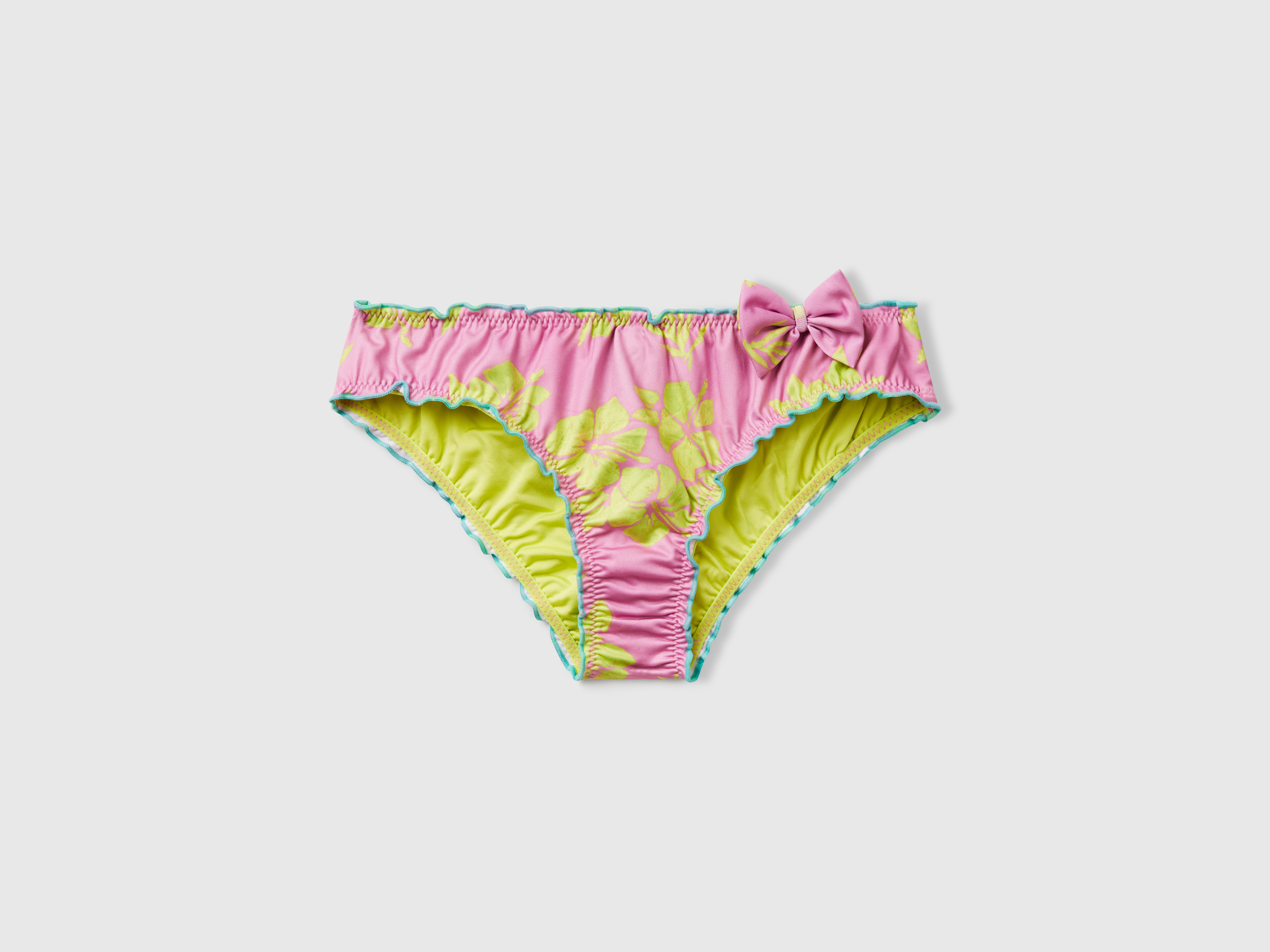 Benetton, Slip De Bain Imprimé Fleuri, taille 9-12, Rose, Enfants - United Colors of Benetton - Modalova