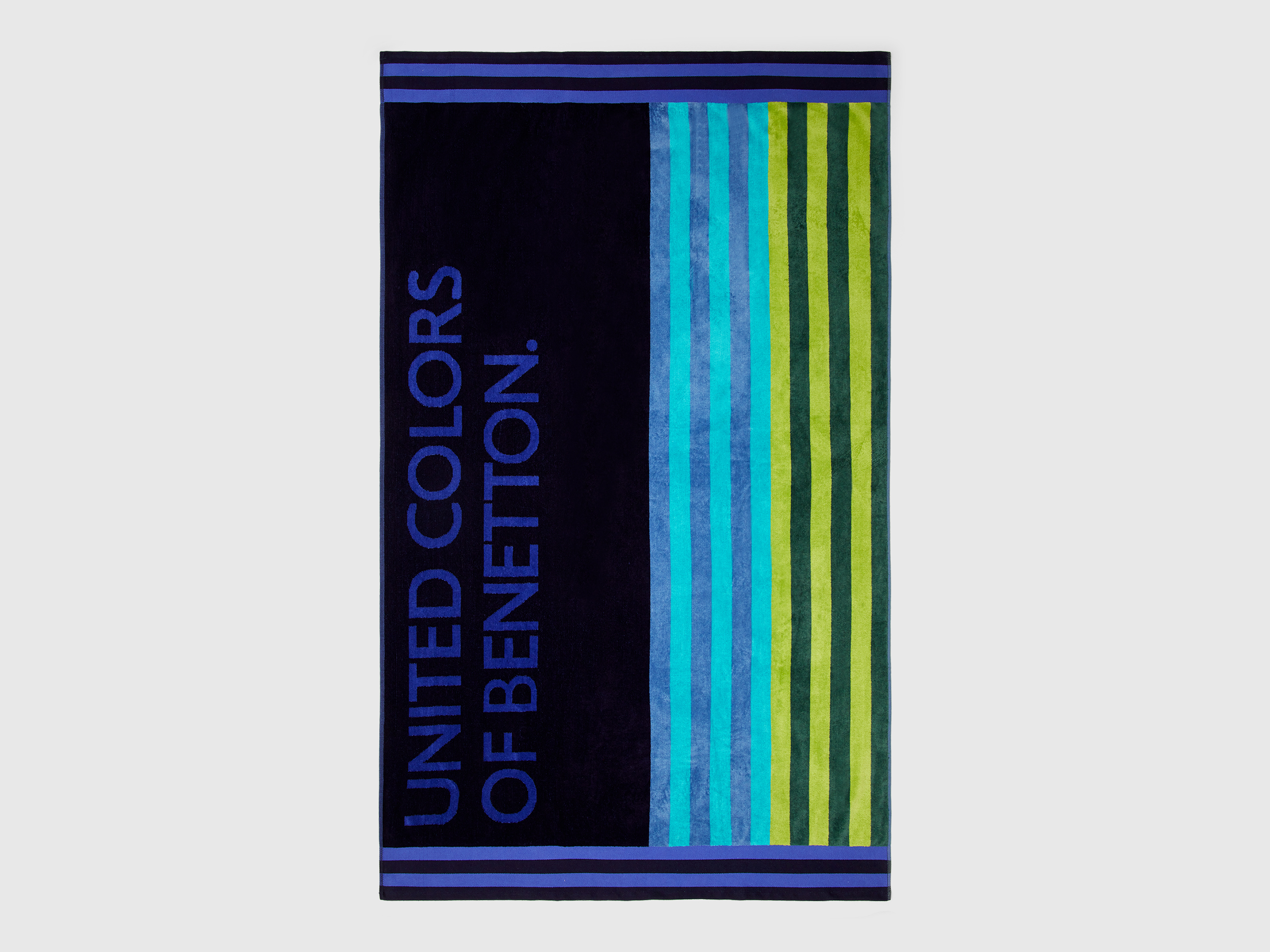 Benetton, Beach Towel With Stripes, size OS, Multi-color, Men