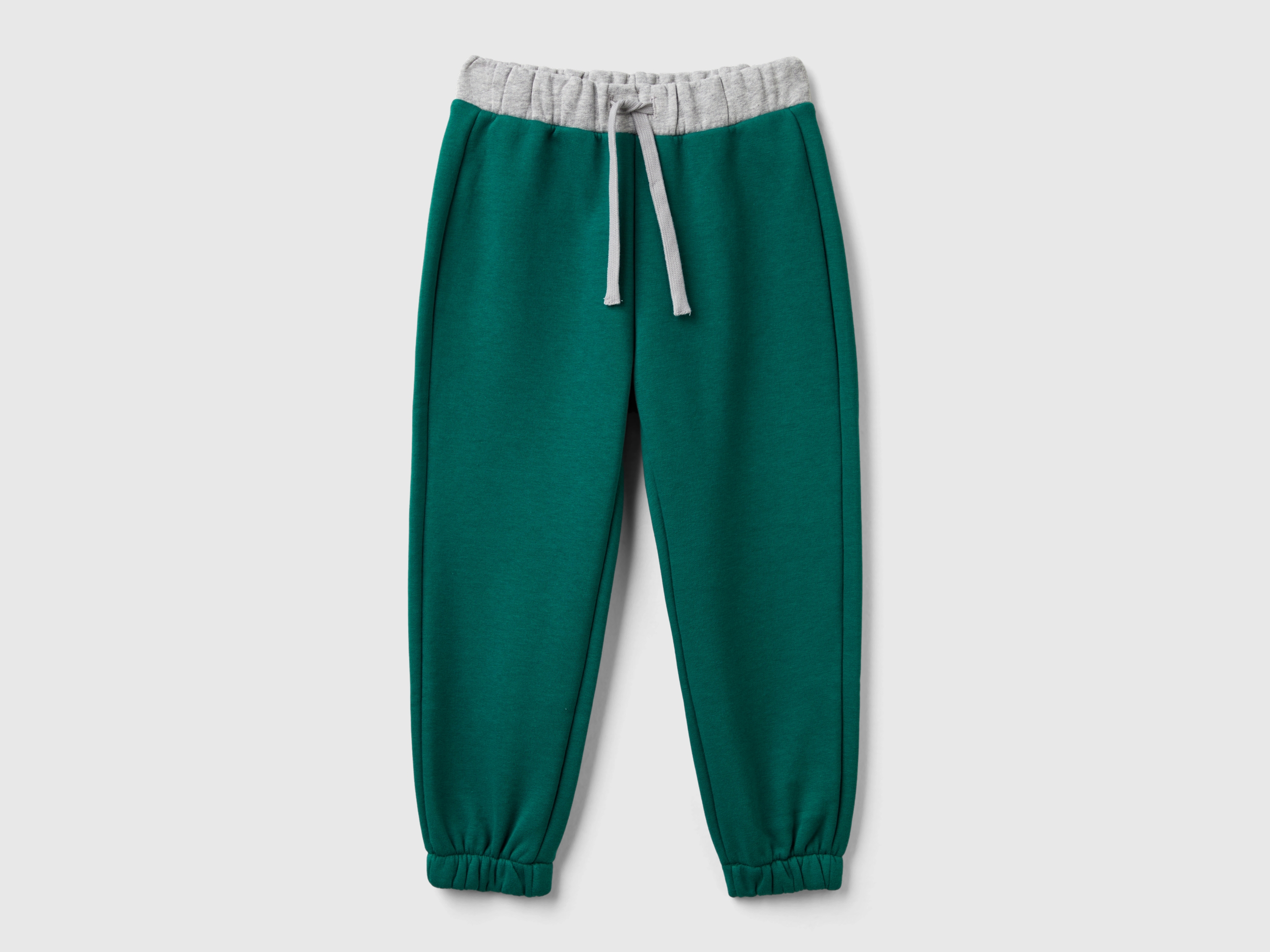 Benetton, Joggers Mit Tunnelzug, size 90, Dunkelgrün, male