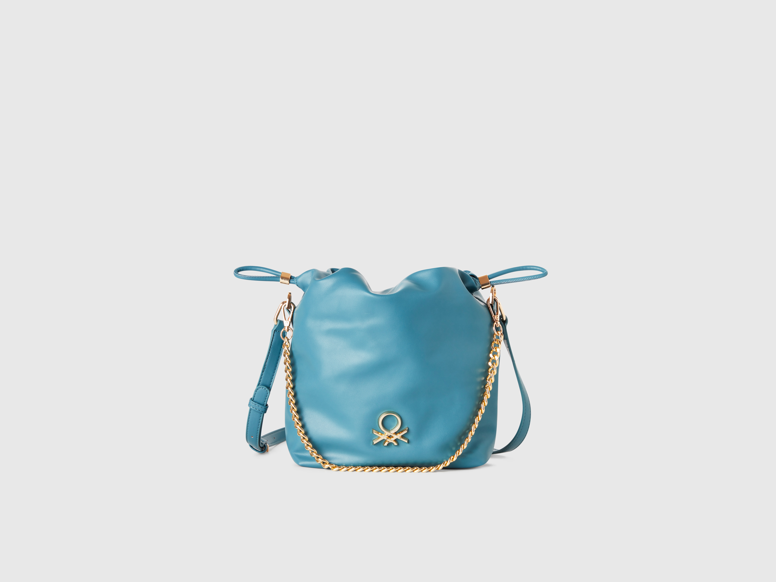 Benetton, Small Bucket Bag, size OS, Light Blue, Women
