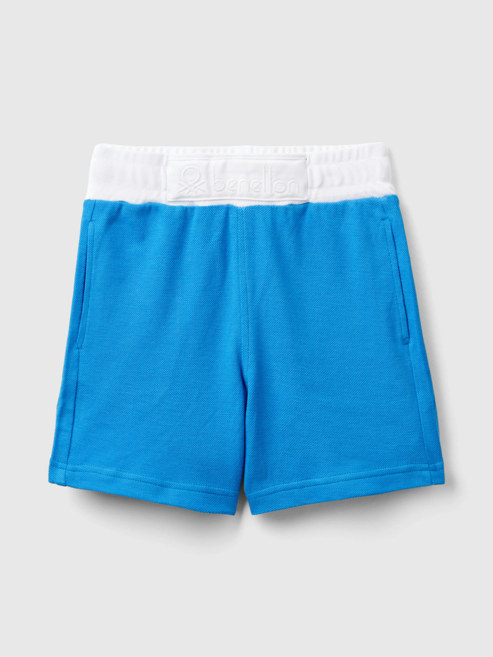 Benetton, Shorts With Drawstring, Blue, Kids