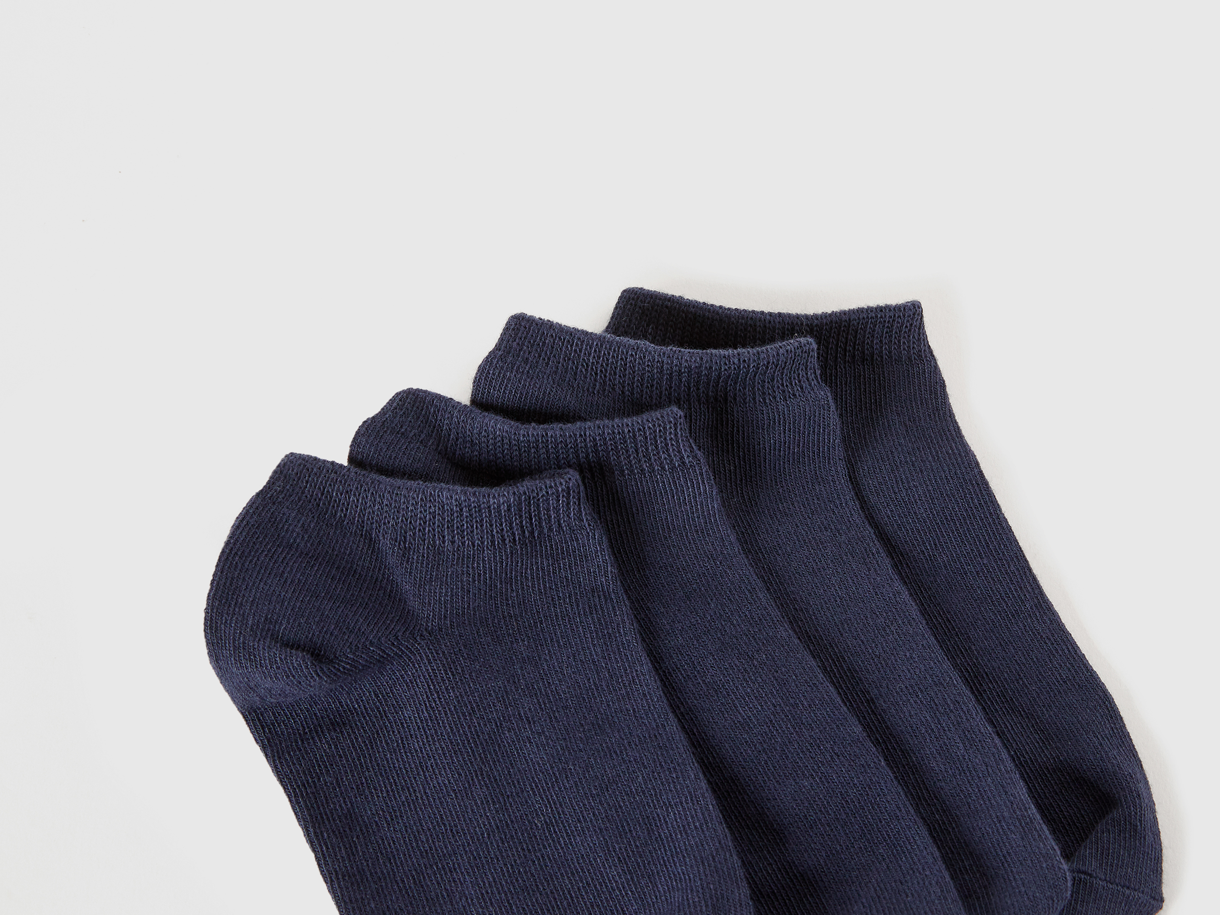 Benetton, Τέσσερα Ζευγάρια Καλτσάκια Κοντά, size 8-9, Σκουρο Μπλε, Παιδικά φωτογραφία