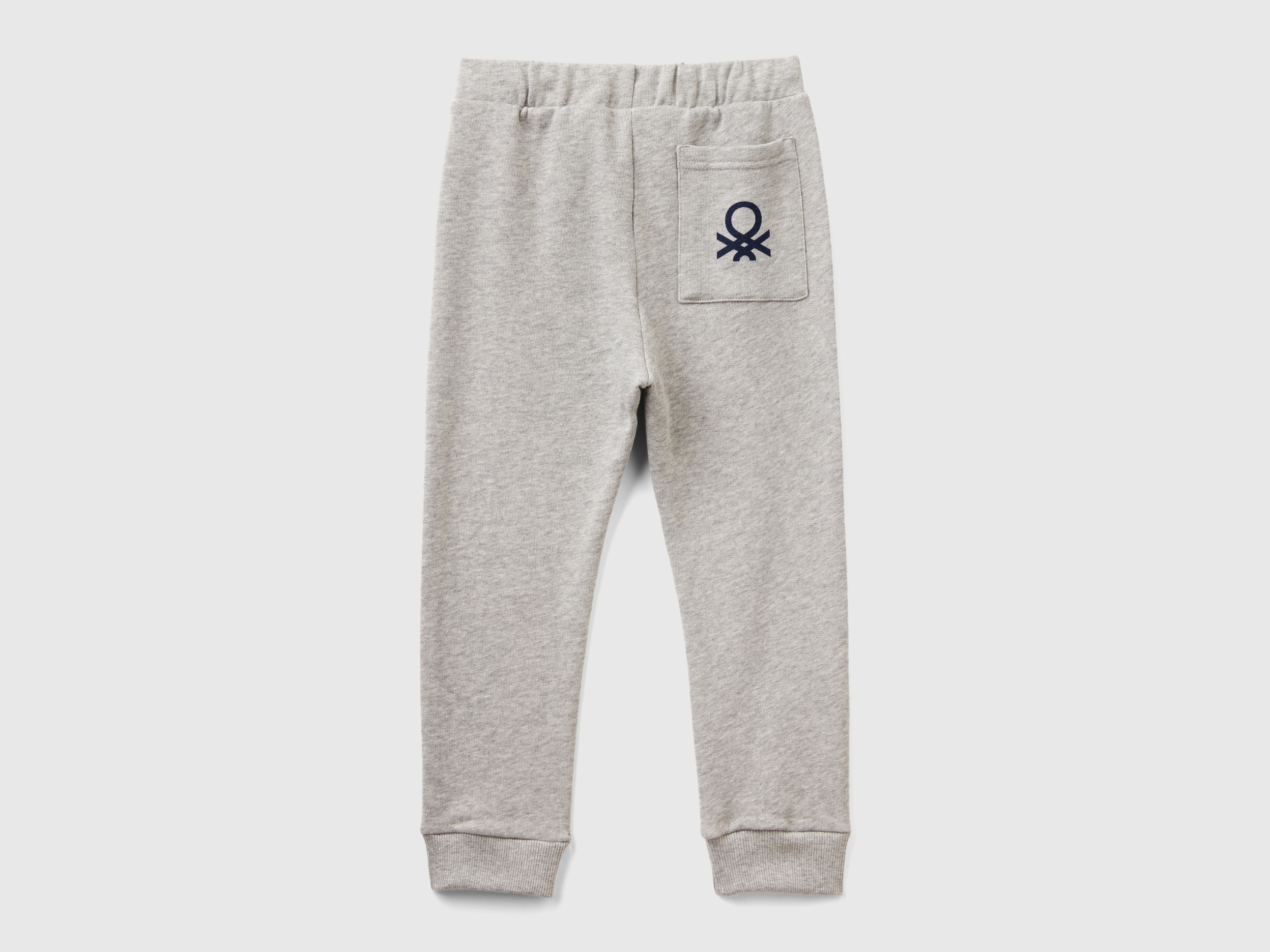Benetton, Παντελόνι Φούτερ Με Τσεπάκι, size 12-18, Ανοιχτο Γκρι, Παιδικά φωτογραφία