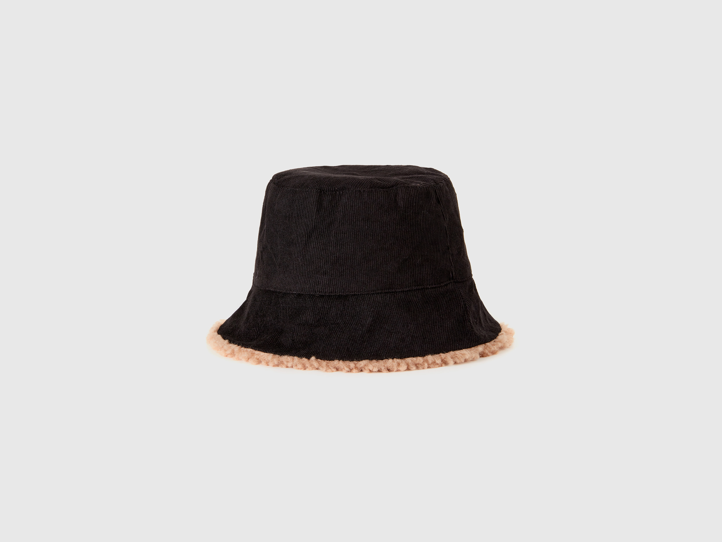 Benetton, Reversible Bucket Hat, size L, Brown, Women