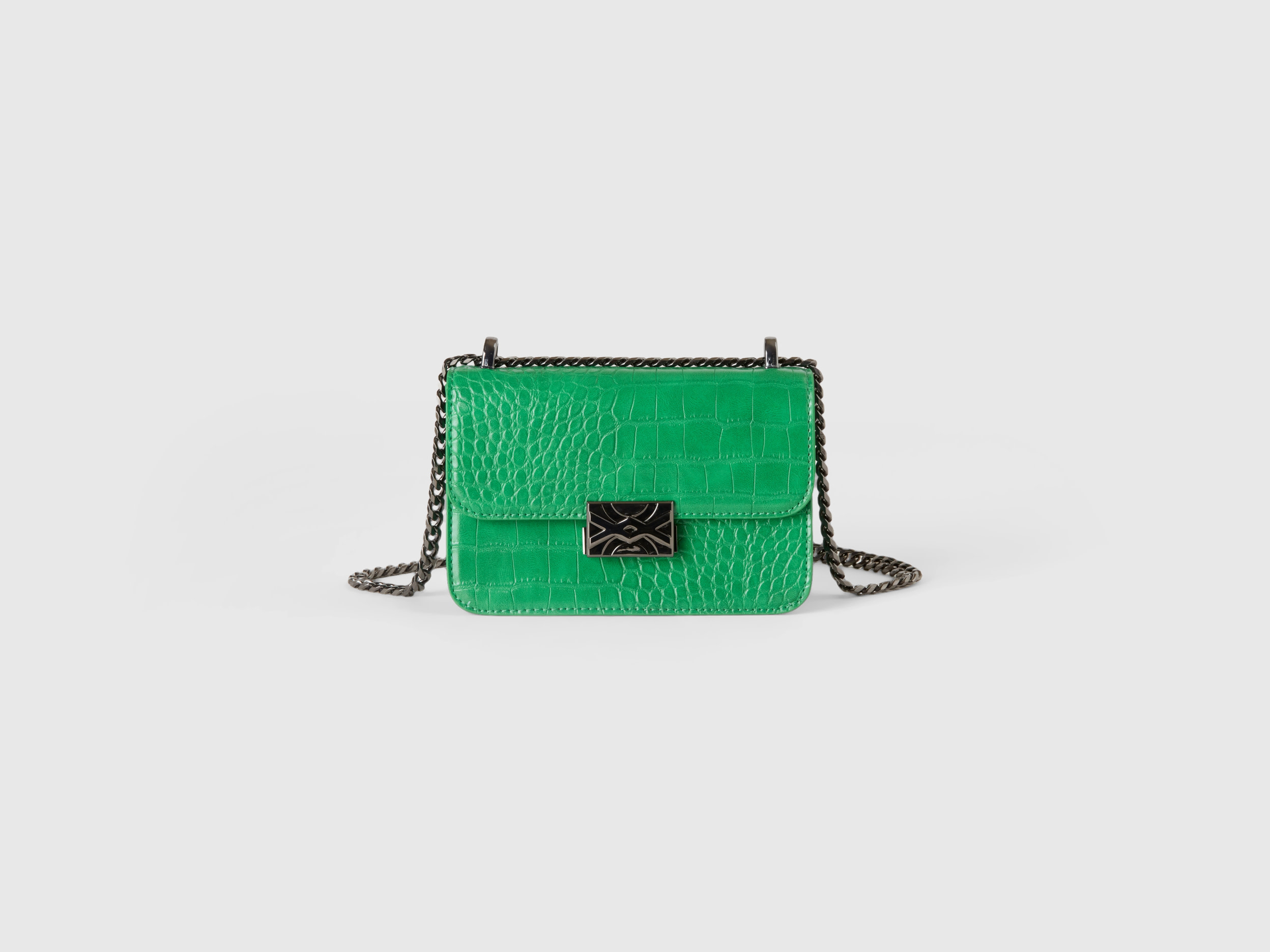 Benetton, Small Green Be Bag, size OS, Green, Women