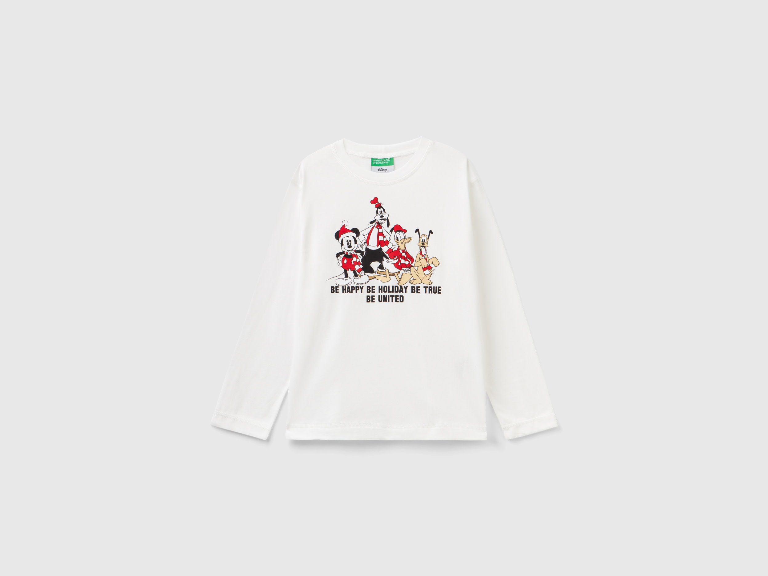 Benetton, (c)disney Christmas T-shirt, size 3XL, White, Kids